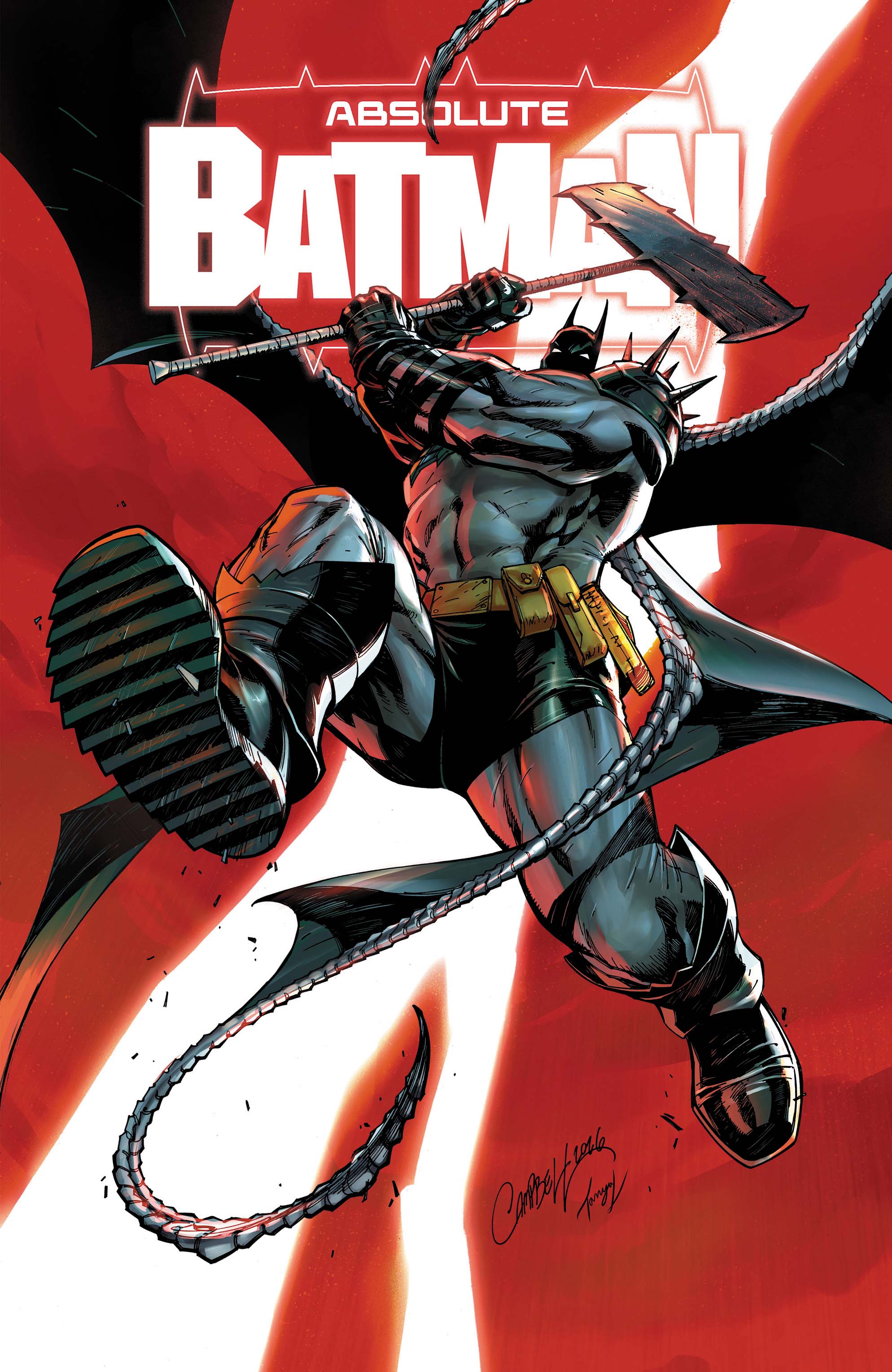  FOC26092026258 | ABSOLUTE BATMAN @25 CVR B J SCOTT CAMPBELL CARD STOCK VAR PRE ORDER [FOC 2609] | DC  
