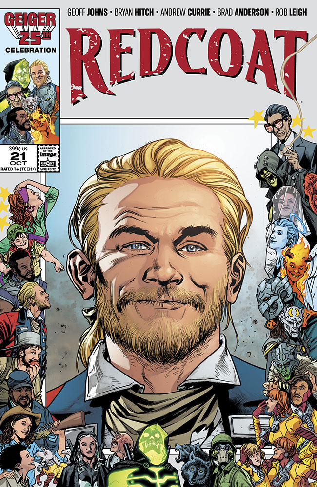  FOC26092026131 | REDCOAT @21 CVR B BRYAN HITCH & BRAD ANDERSON GEIGER @25 ANNIVERSARY VAR PRE ORDER [FOC 2609] | IMAGE  
