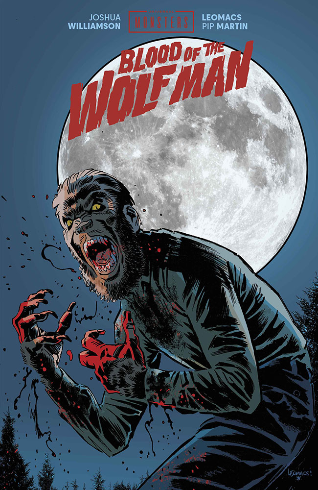  5092026159 | UNIVERSAL MONSTERS BLOOD OF THE WOLF MAN HC LEOMACS CVR (MR) PRE ORDER [FOC 0509] | IMAGE  