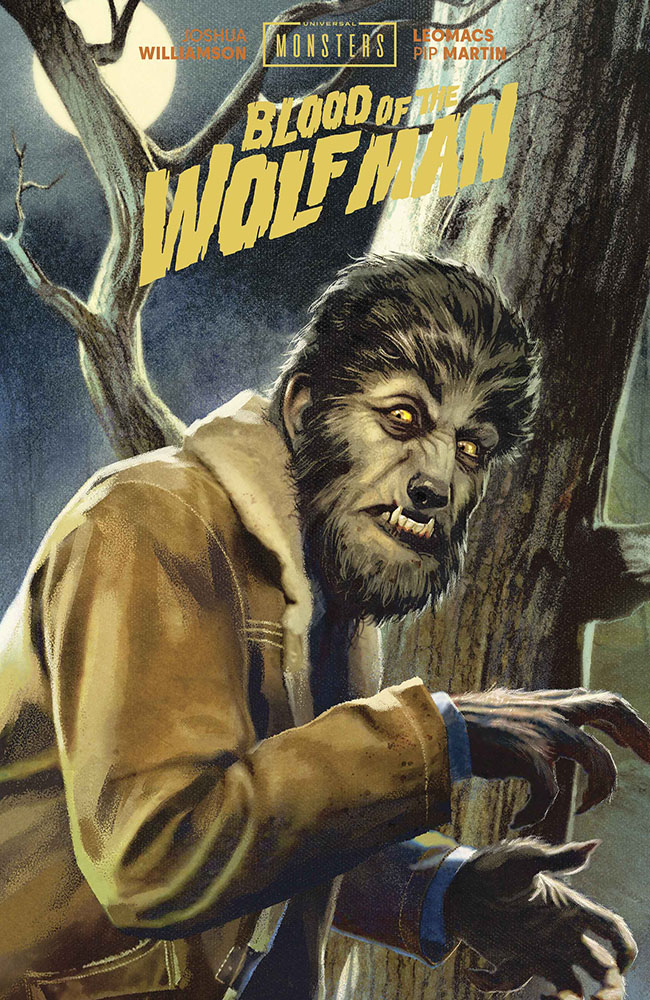  5092026158 | UNIVERSAL MONSTERS BLOOD OF THE WOLF MAN HC DIRECT MARKET EXCLUSIVE JOSHUA MIDDLETON CVR (MR) PRE ORDER [FOC 0509] | IMAGE  