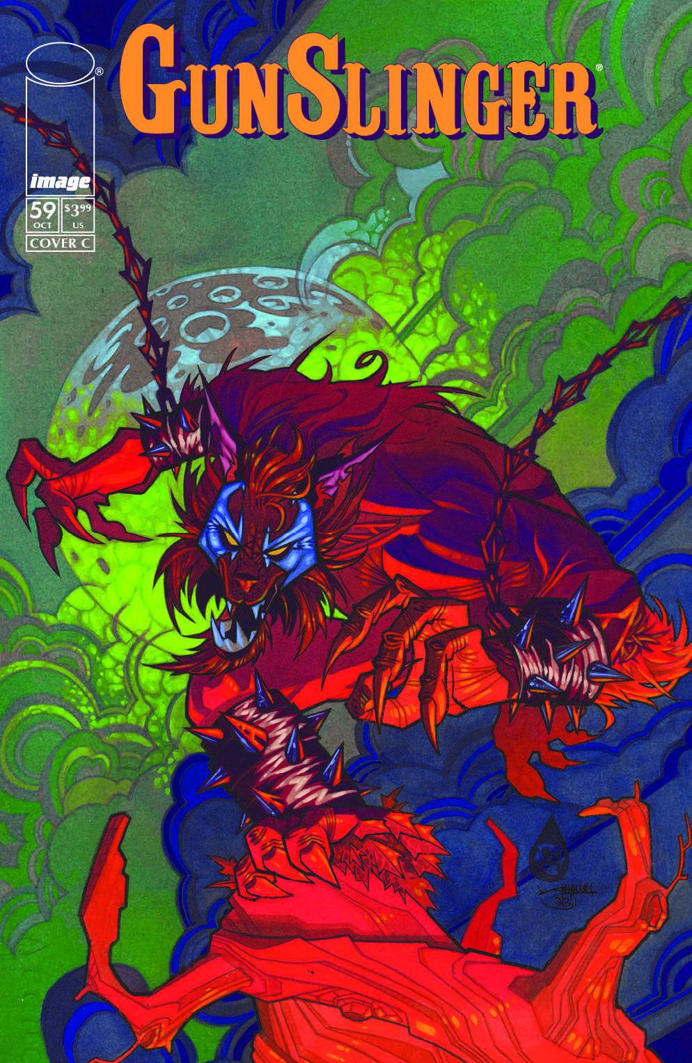  FOC26092026146 | GUNSLINGER SPAWN @59 CVR C SHAWN CRYSTAL HALLOWEEN MONSTER VAR PRE ORDER [FOC 2609] | IMAGE  