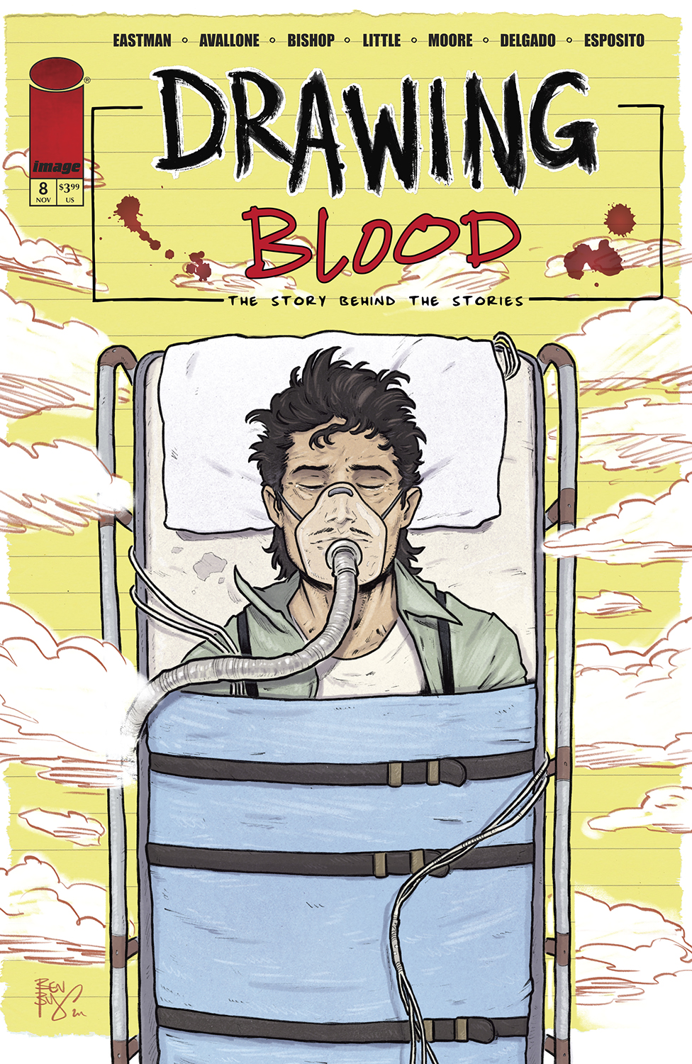  FOC26072025078 | DRAWING BLOOD @8 (OF 12) CVR B BEN BISHOP VAR PRE ORDER [FOC 2607] | IMAGE  
