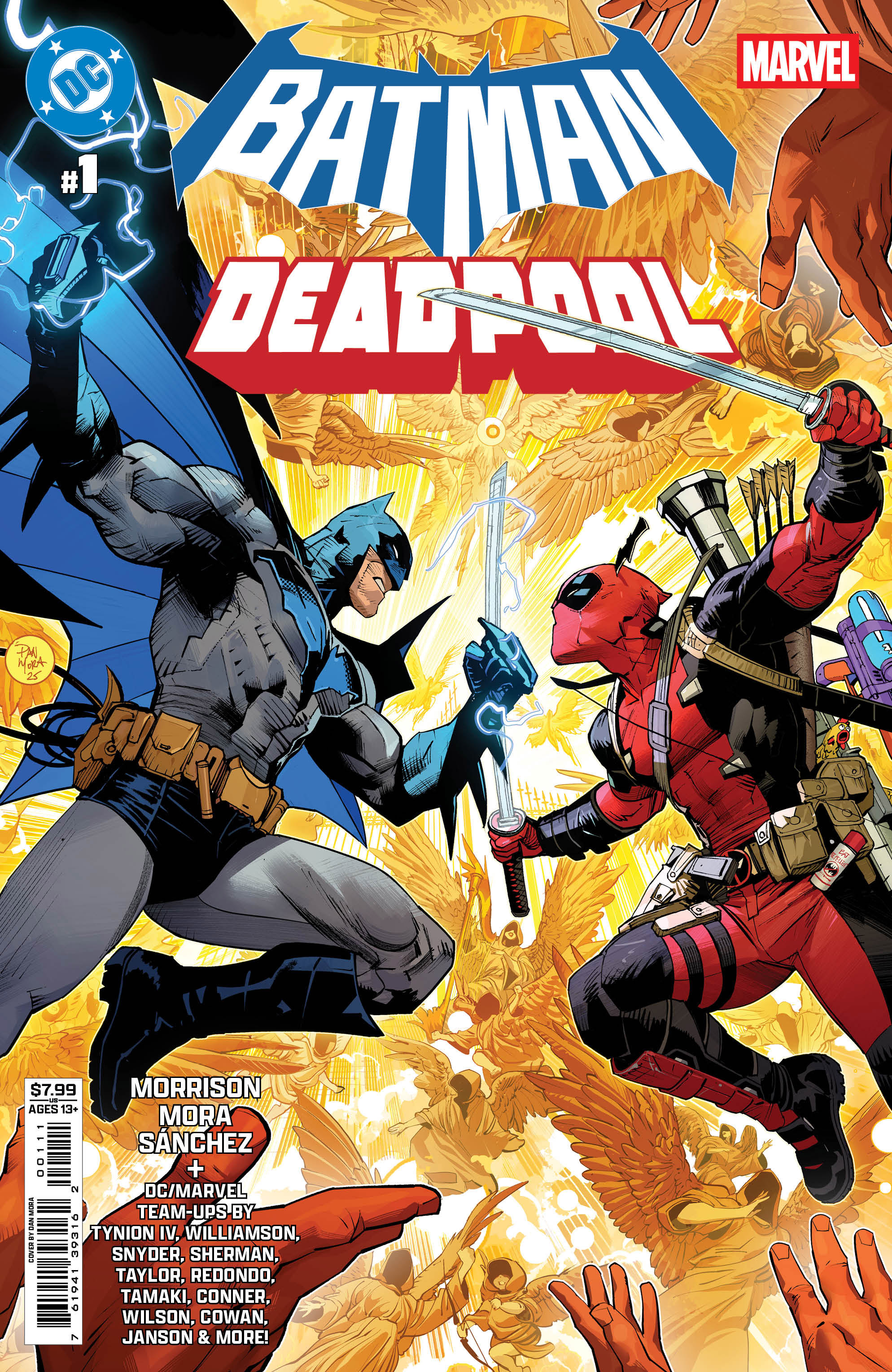  0925DC0001 | DC MARVEL BATMAN DEADPOOL @1 (ONE SHOT) COVER A DAN MORA | DC  