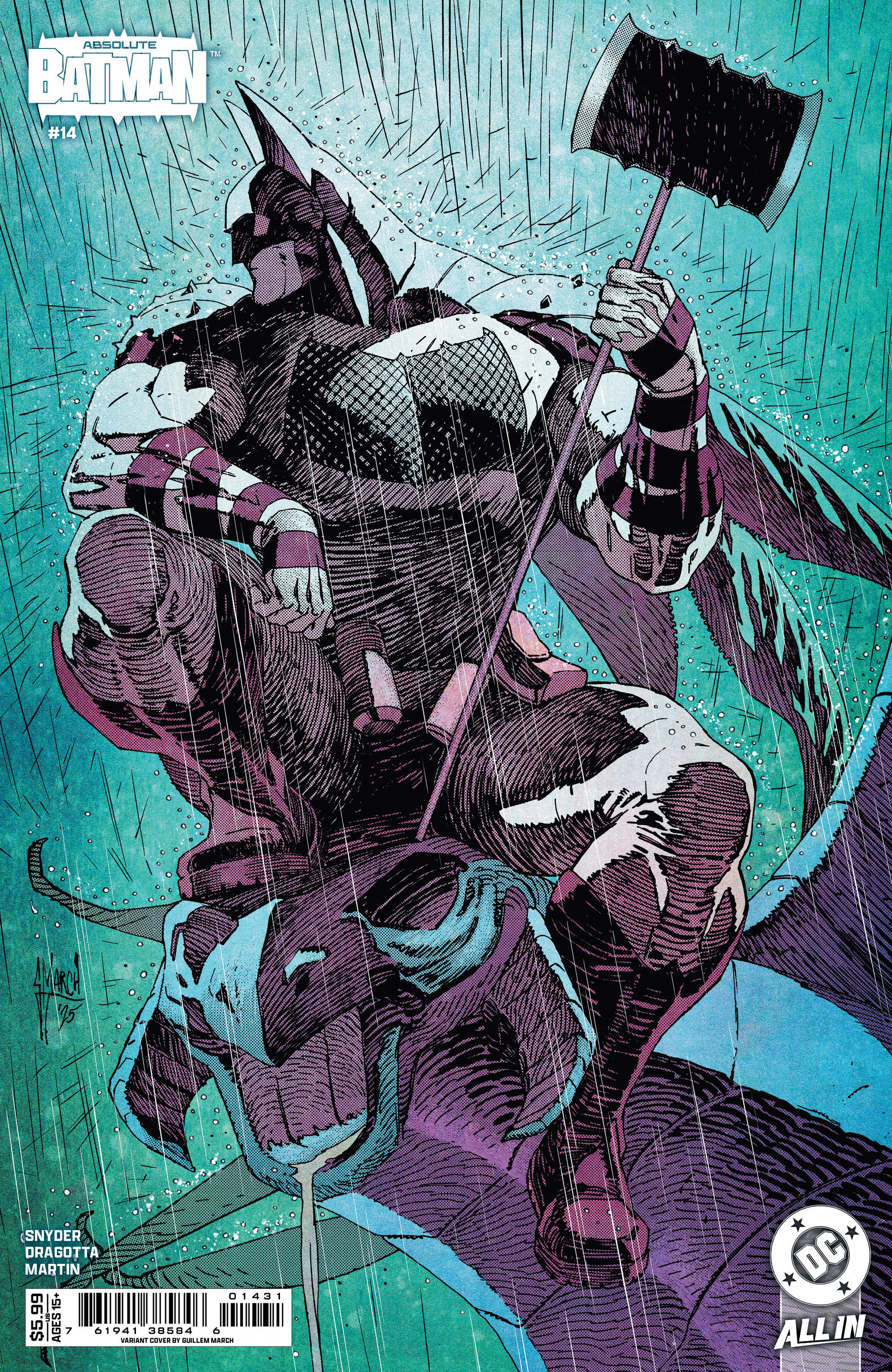  FOC25102025038 | ABSOLUTE BATMAN @14 CVR C GUILLEM MARCH CARD STOCK VAR PRE ORDER [FOC 2510] | DC  