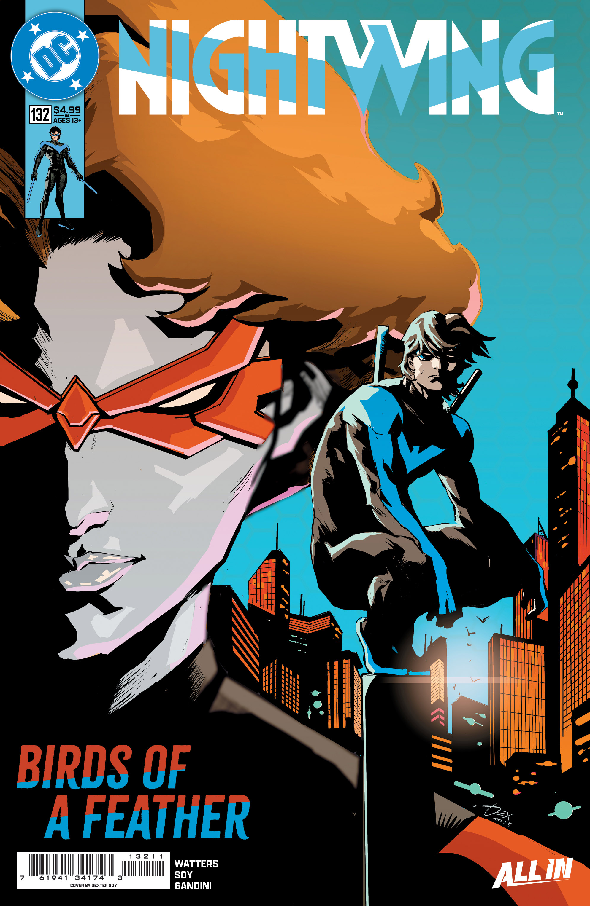  FOC25102025043 | NIGHTWING @132 CVR A DEXTER SOY PRE ORDER [FOC 2510] | DC  