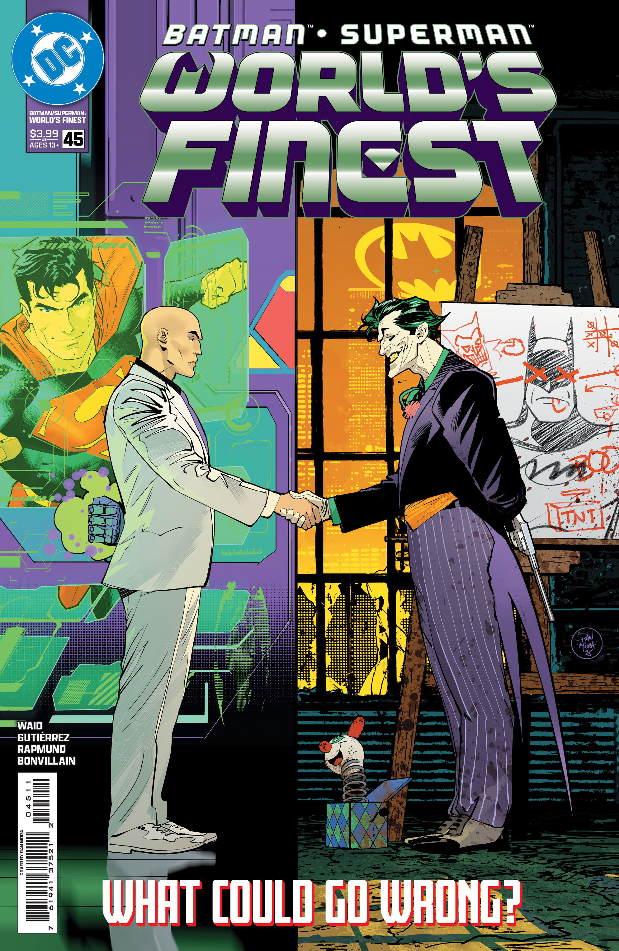  FOC25102025051 | BATMAN SUPERMAN WORLDS FINEST @45 CVR A DAN MORA PRE ORDER [FOC 2510] | DC  