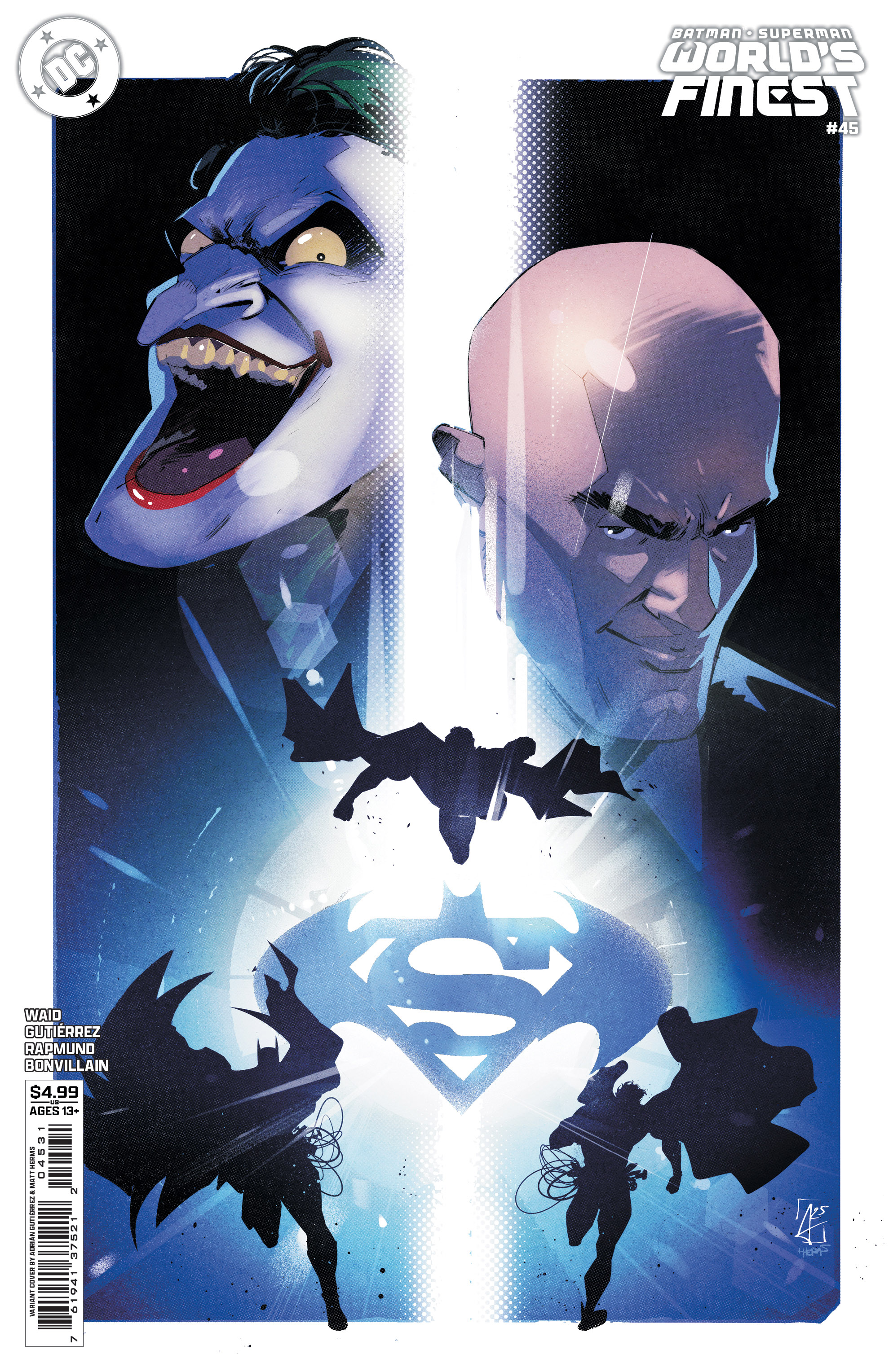  FOC25102025053 | BATMAN SUPERMAN WORLDS FINEST @45 CVR C ADRIAN GUTIERREZ CARD STOCK VAR PRE ORDER [FOC 2510] | DC  