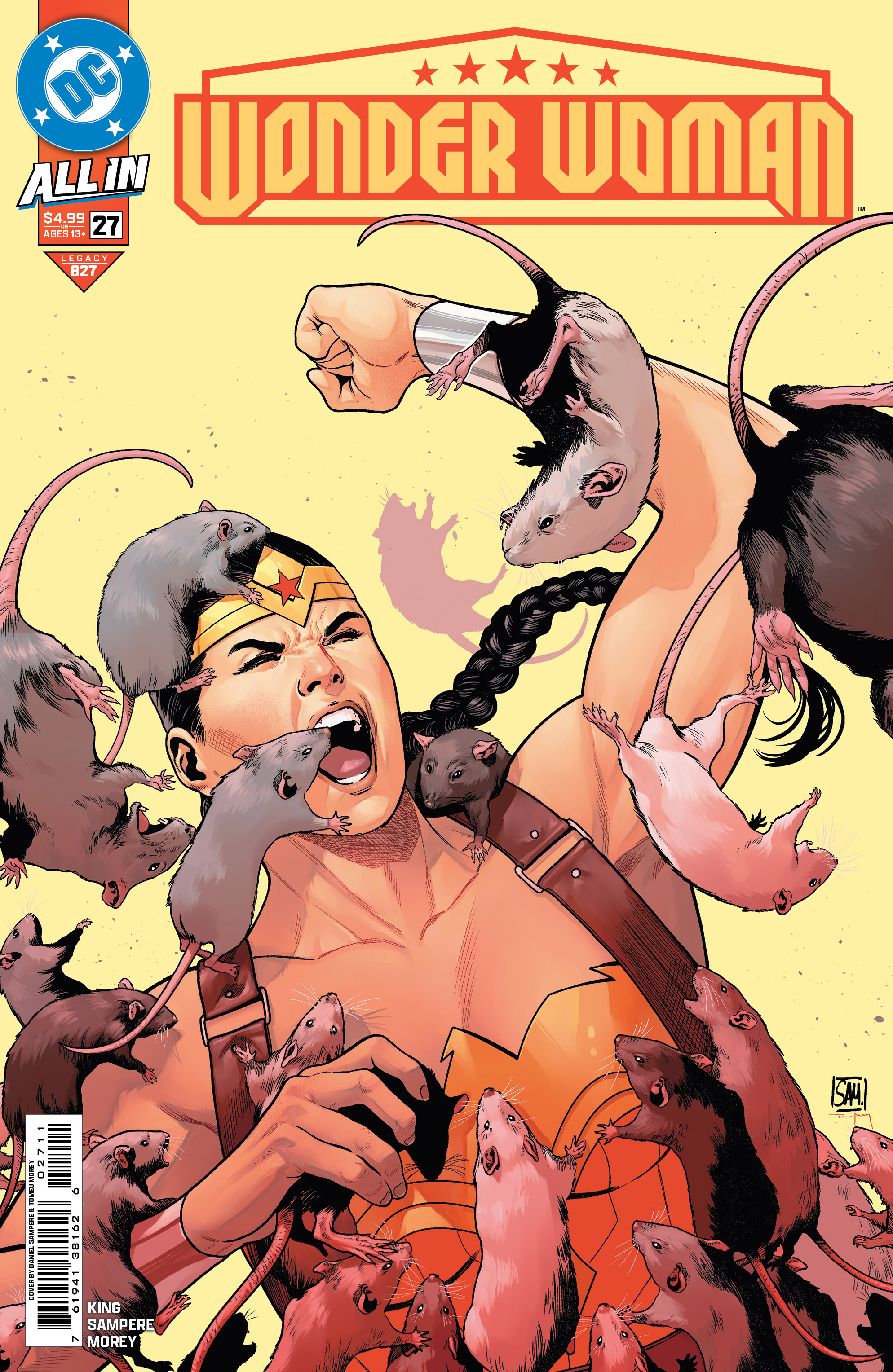  FOC25102025055 | WONDER WOMAN @27 CVR A DANIEL SAMPERE PRE ORDER [FOC 2510] | DC  