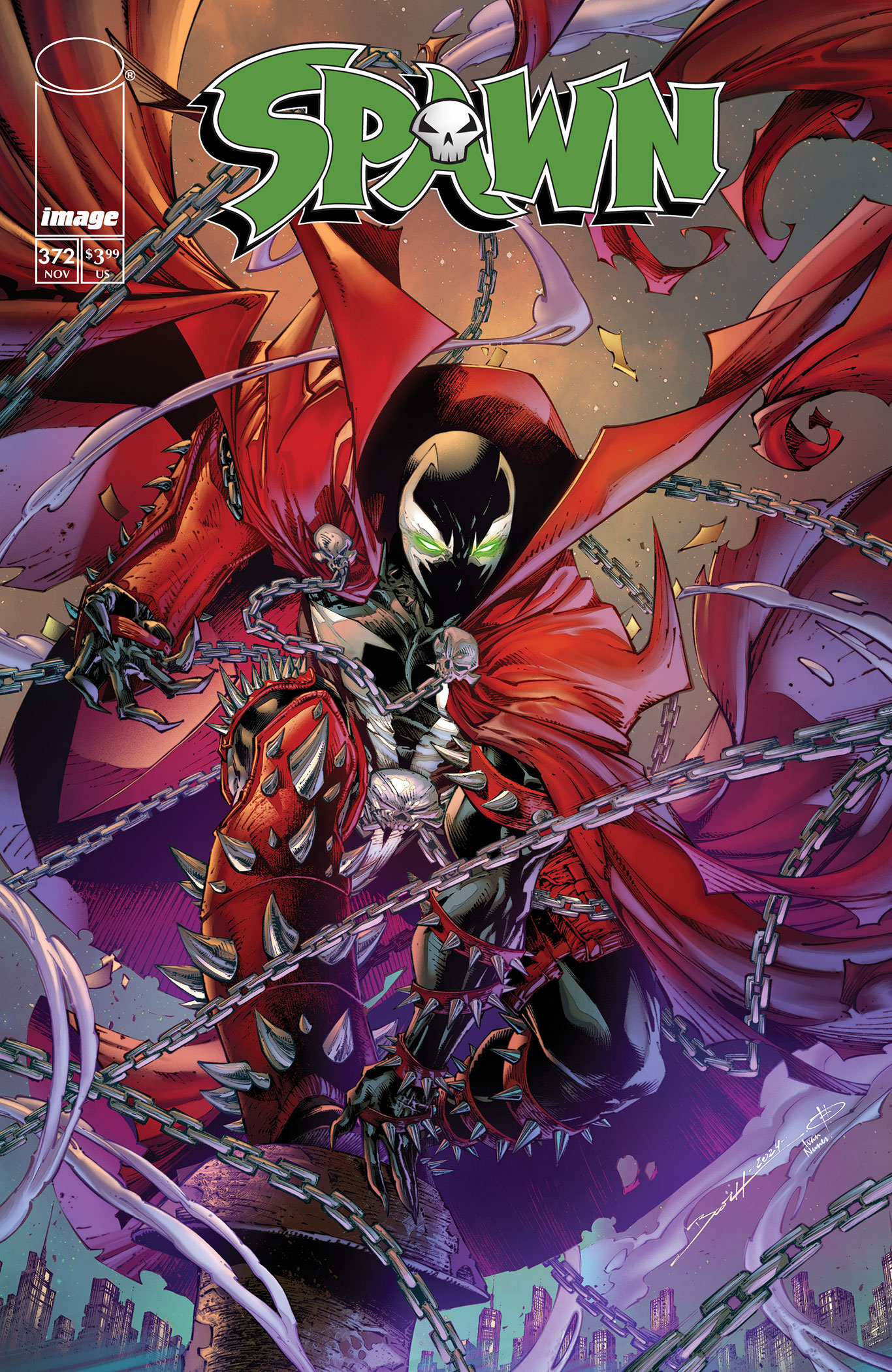  0925IM0409 | SPAWN @372 COVER A BRETT BOOTH | IMAGE  
