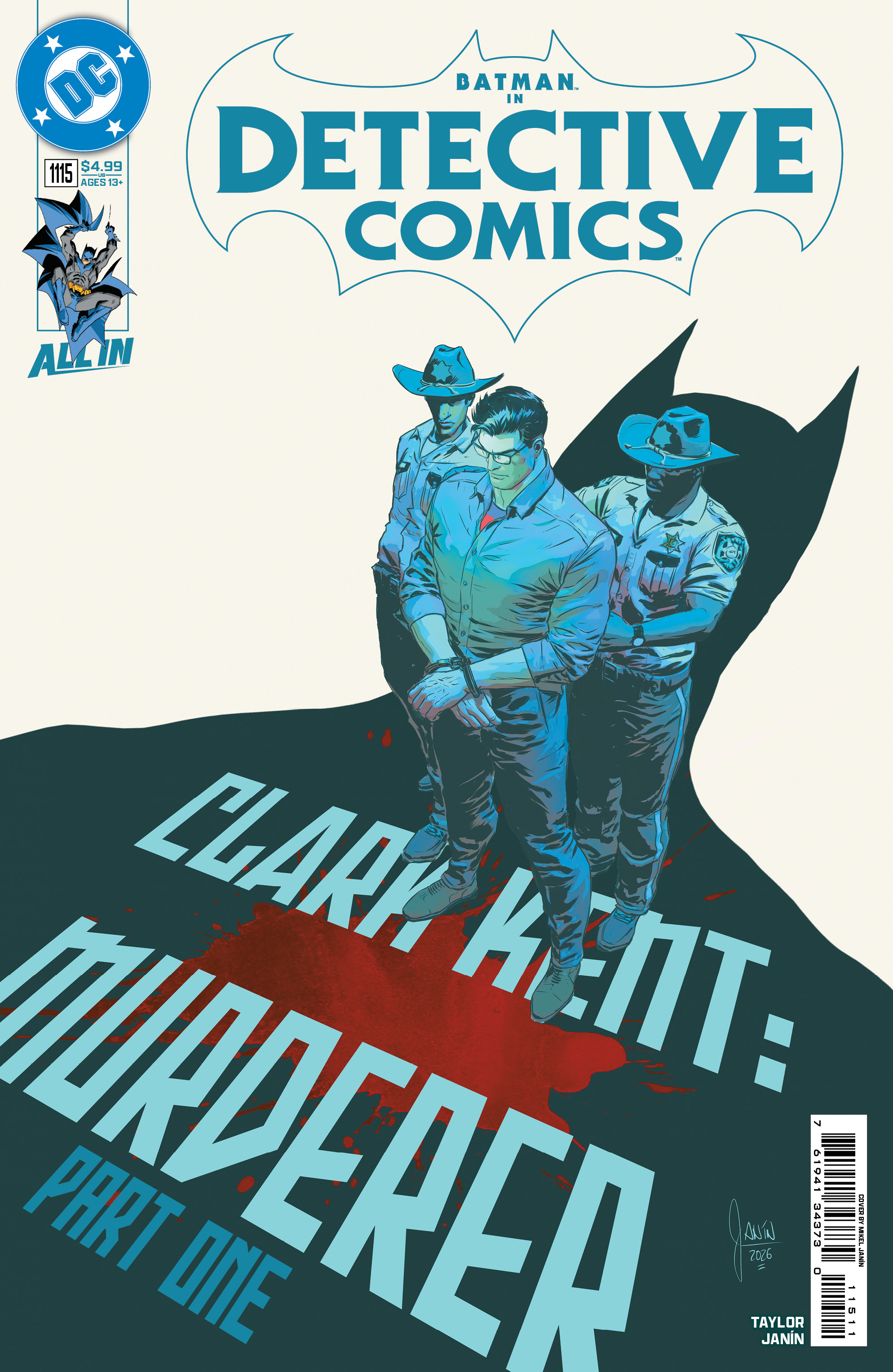  FOC24102026142 | DETECTIVE COMICS @1115 CVR A MIKEL JANIN PRE ORDER [FOC 2410] | DC  