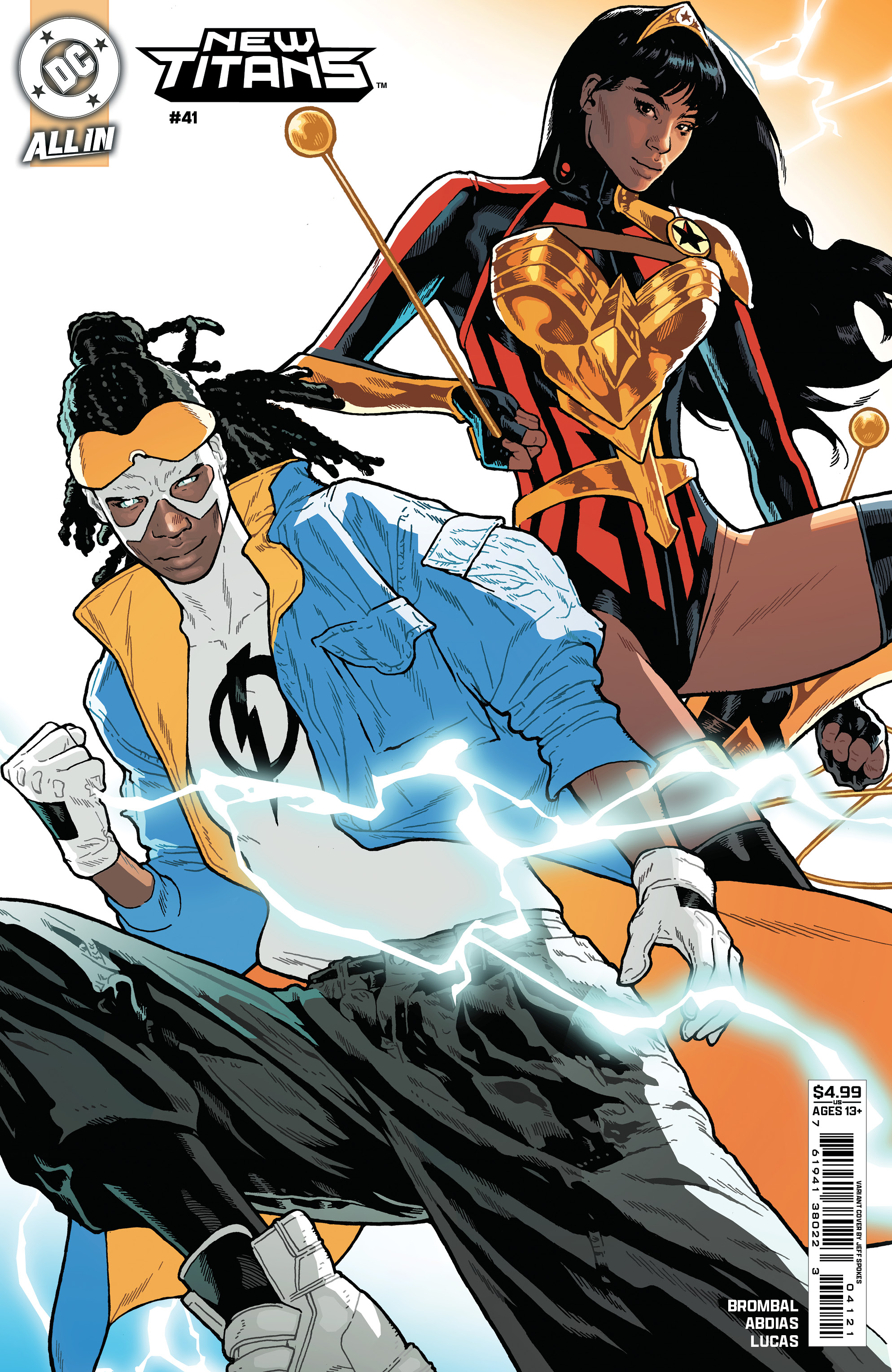  FOC24102026155 | NEW TITANS @41 CVR B JEFF SPOKES CARD STOCK VAR PRE ORDER [FOC 2410] | DC  