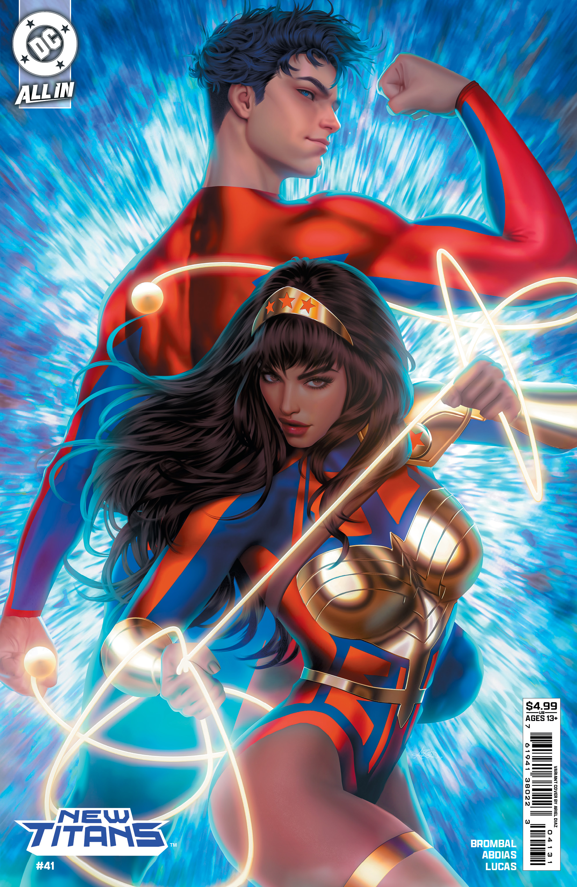  FOC24102026156 | NEW TITANS @41 CVR C ARIEL DIAZ CARD STOCK VAR PRE ORDER [FOC 2410] | DC  