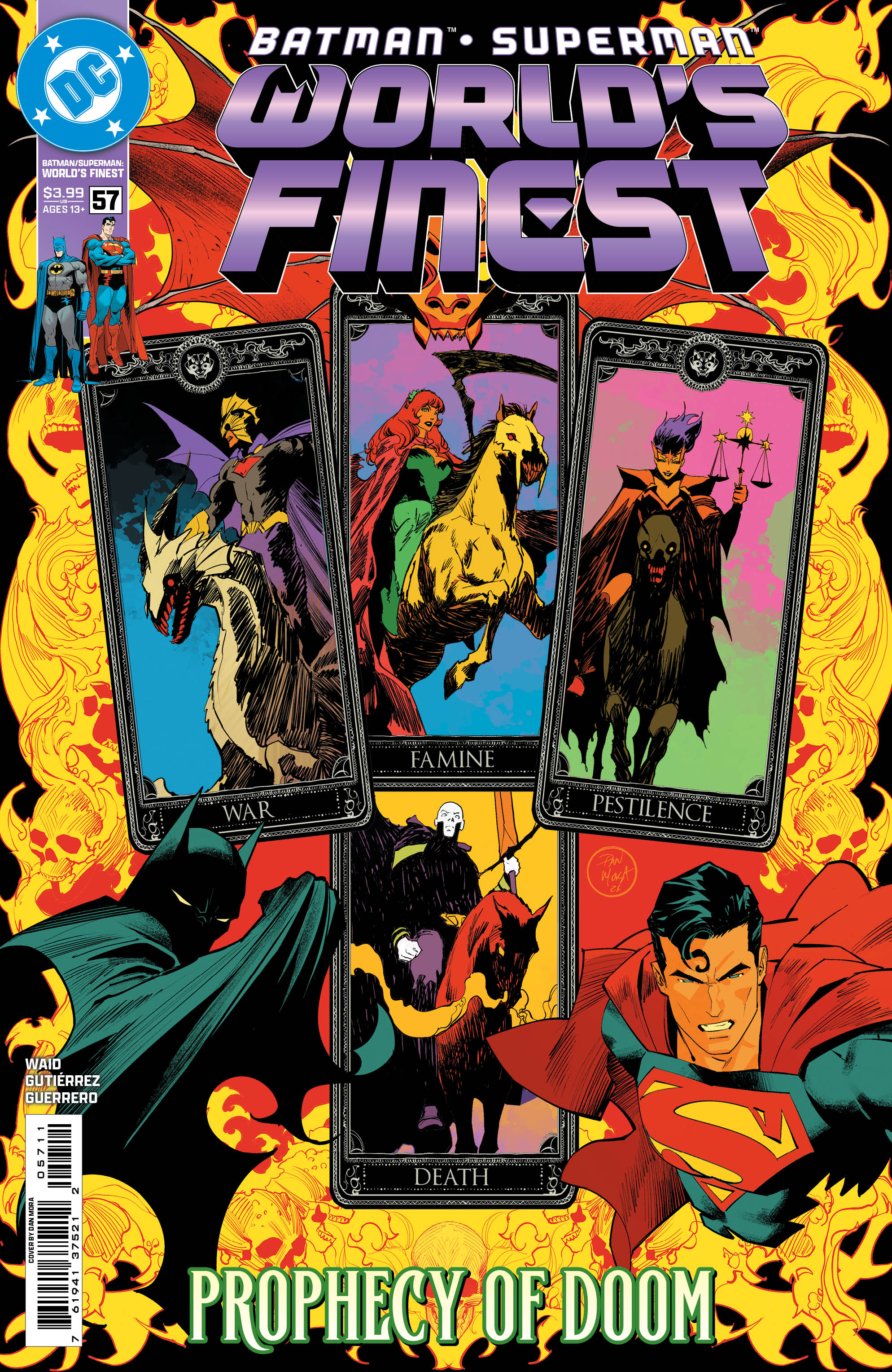  FOC24102026157 | BATMAN SUPERMAN WORLDS FINEST @57 CVR A DAN MORA PRE ORDER [FOC 2410] | DC  