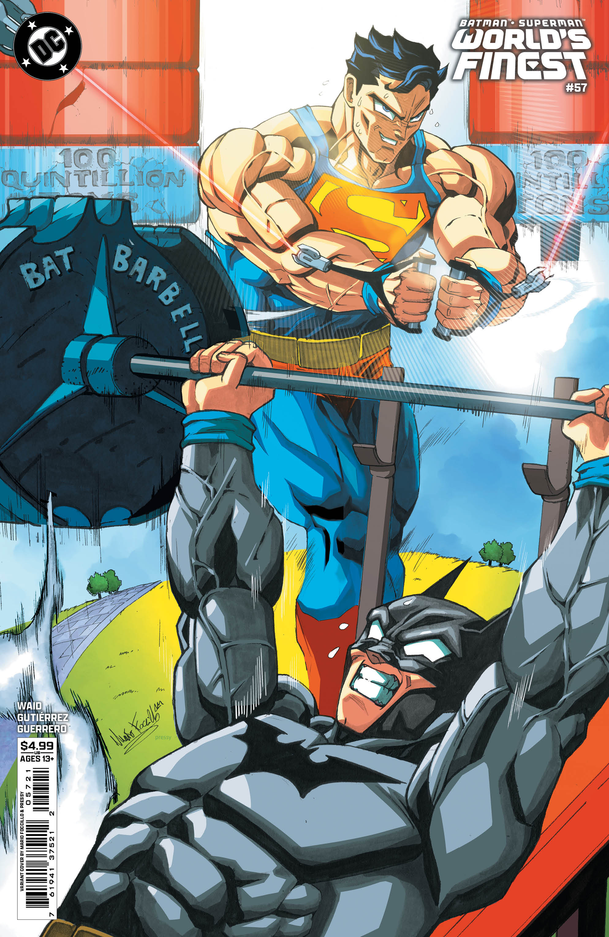  FOC24102026158 | BATMAN SUPERMAN WORLDS FINEST @57 CVR B MARIO FOX FOCCILLO CARD STOCK VAR PRE ORDER [FOC 2410] | DC  