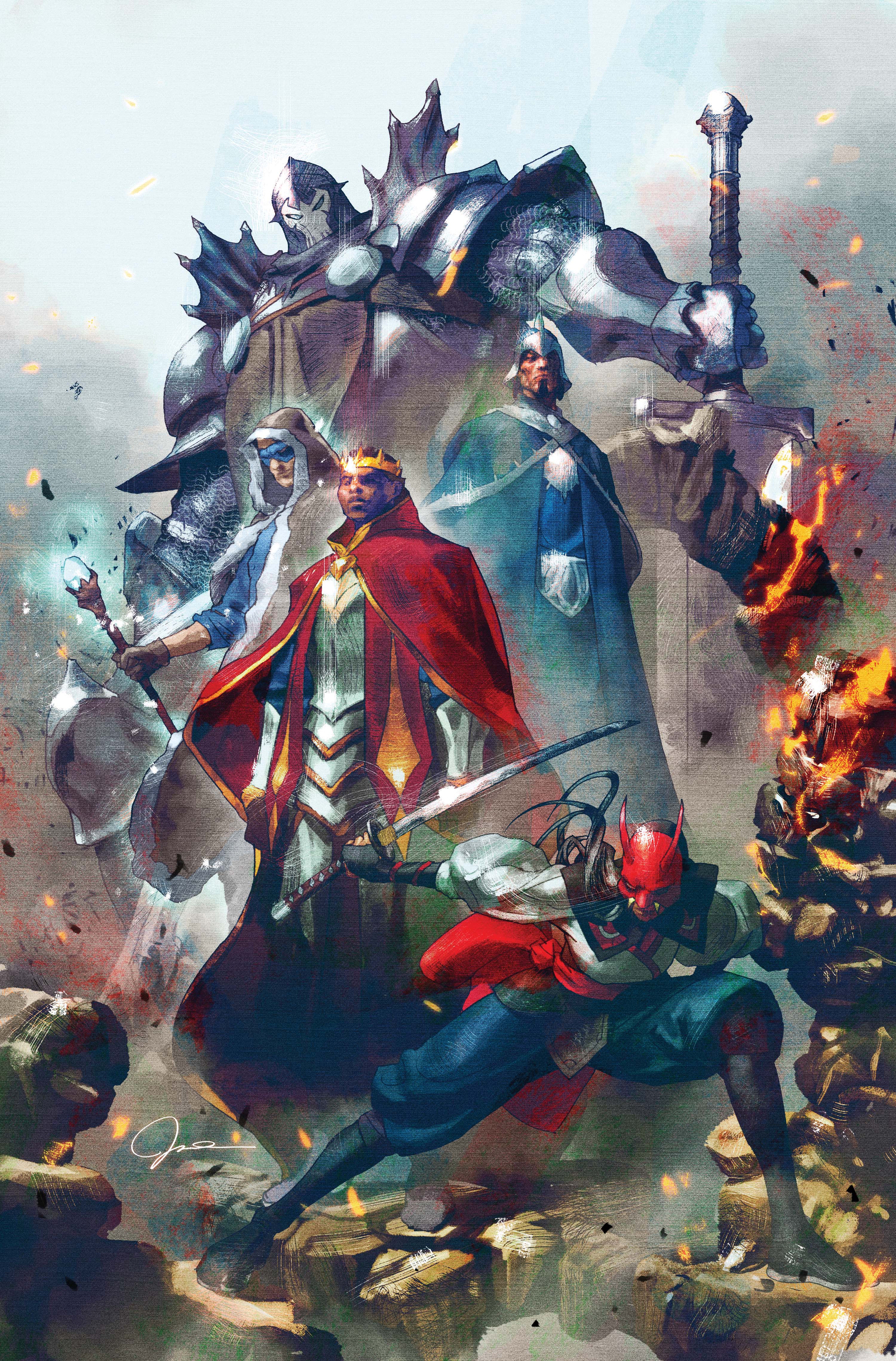  FOC24102026164 | DARK KNIGHTS OF STEEL II @5 (OF 12) CVR B GERALD PAREL CARD STOCK VAR PRE ORDER [FOC 2410] | DC  