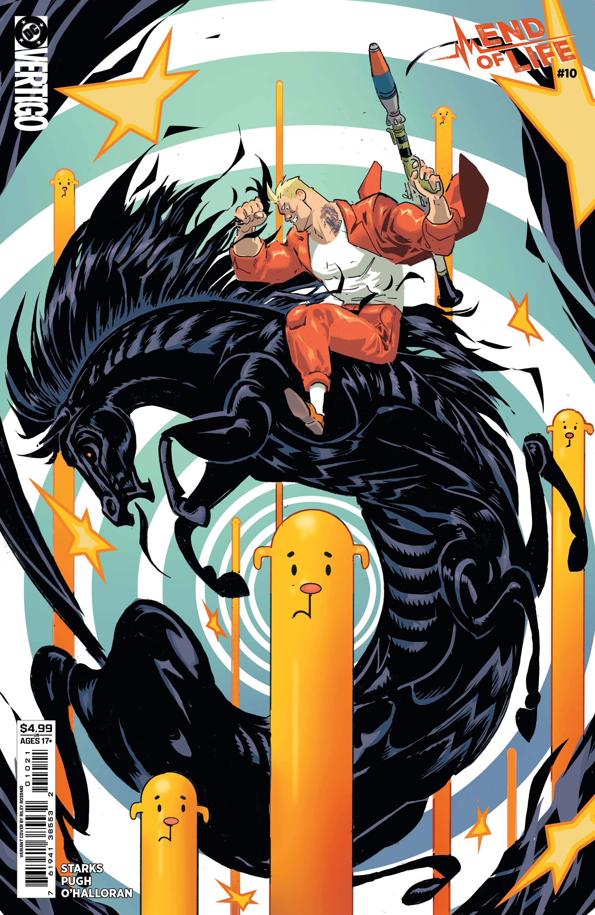  FOC24102026168 | END OF LIFE @10 CVR B RILEY ROSSMO CARD STOCK VAR PRE ORDER [FOC 2410] | DC  