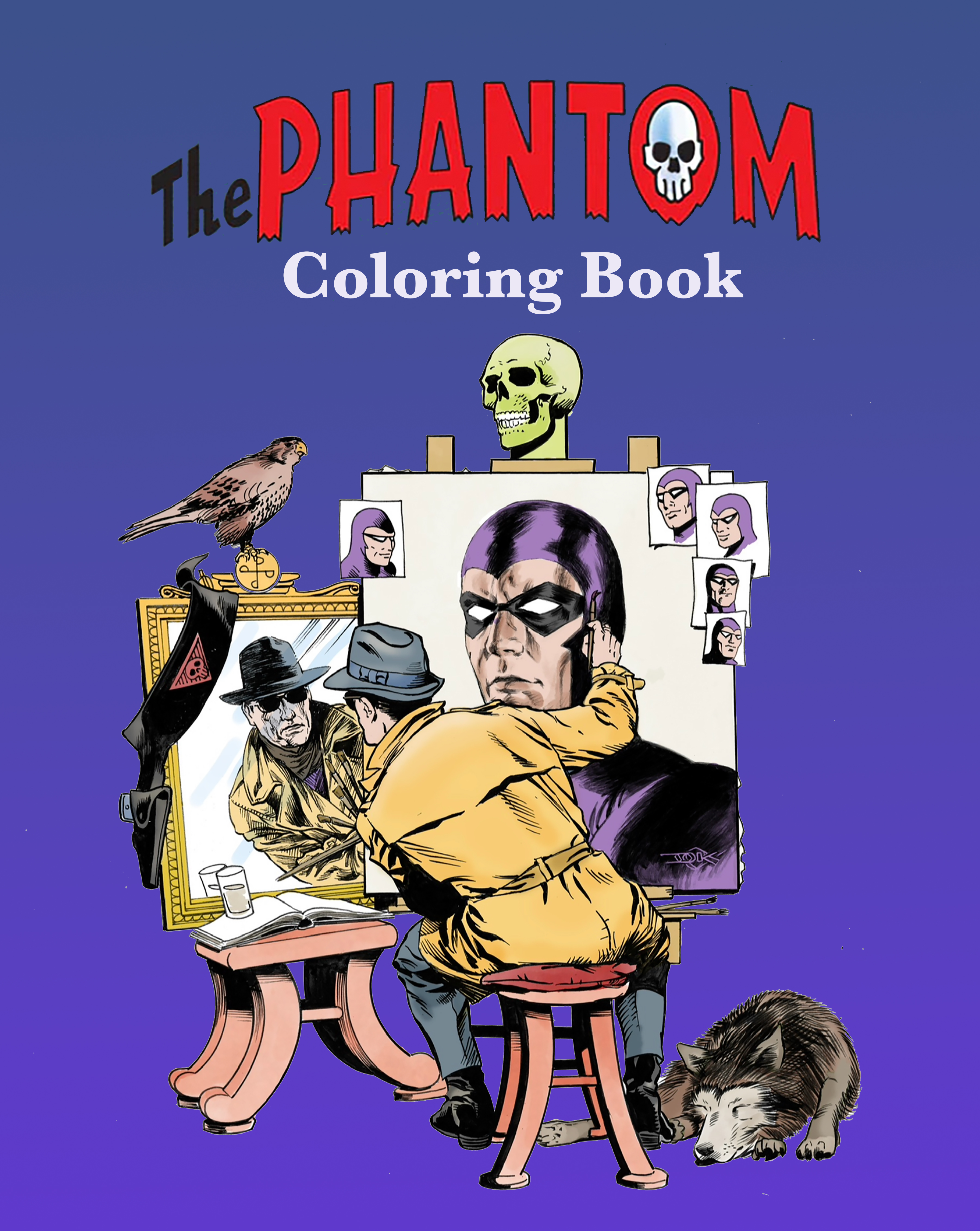  FOC26092026536 | PHANTOM COLORING BOOK TP PRE ORDER [FOC 2609] | LUNAR  