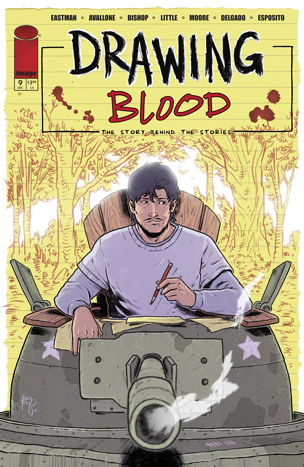  FOC13092025114 | DRAWING BLOOD @9 (OF 12) CVR B BEN BISHOP VAR  PRE ORDER [FOC 1309] | IMAGE  