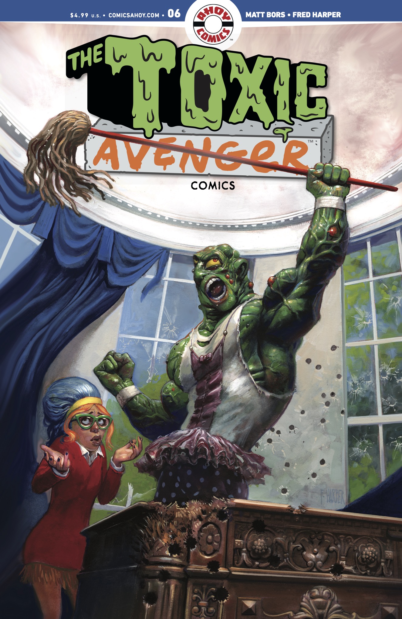  FOC29112025017 | TOXIC AVENGER COMICS @6 CVR A FRED HARPER PRE ORDER [FOC 2911] | LUNAR  
