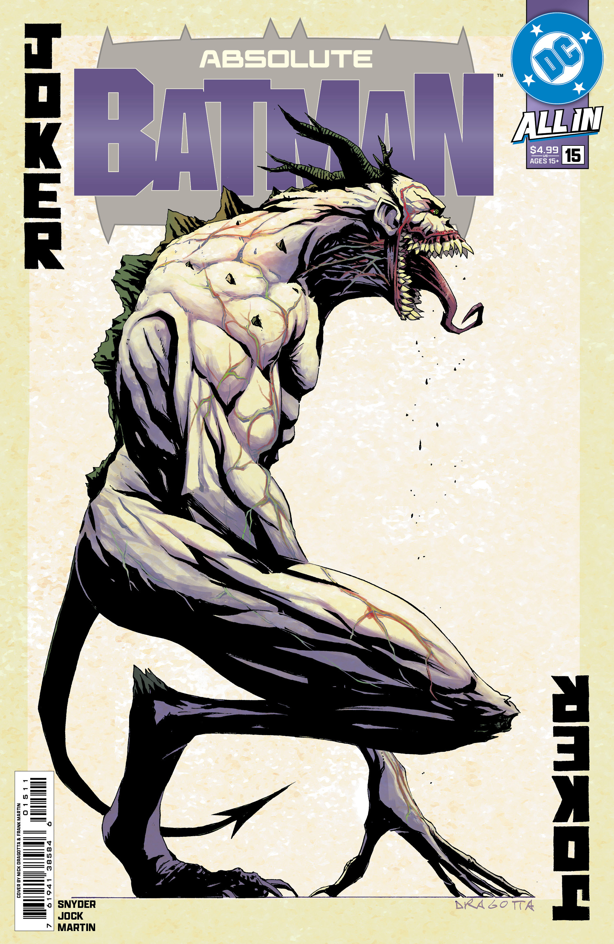  1025DC0050 | ABSOLUTE BATMAN @15 COVER A NICK DRAGOTTA | DC  