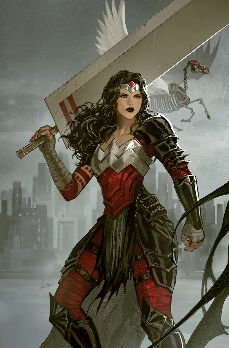  FOC22112025046 | ABSOLUTE WONDER WOMAN @15 CVR C LESLEY LEIRIX LI CONNECTING CARD STOCK VAR PRE ORDER [FOC 2211] | DC  