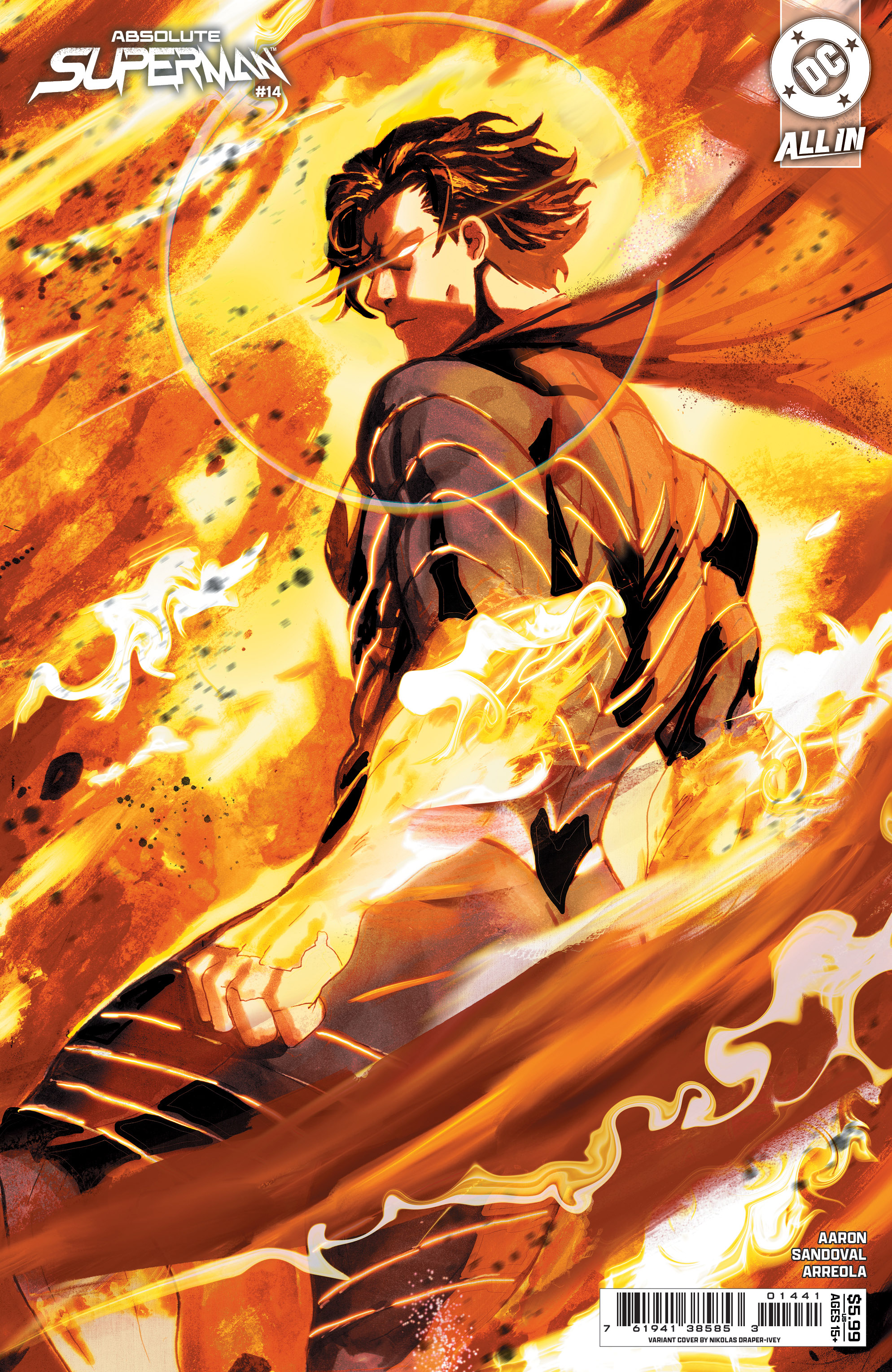  FOC22112025051 | ABSOLUTE SUPERMAN @14 CVR D NIKOLAS DRAPER IVEY CARD STOCK VAR PRE ORDER [FOC 2211] | DC  