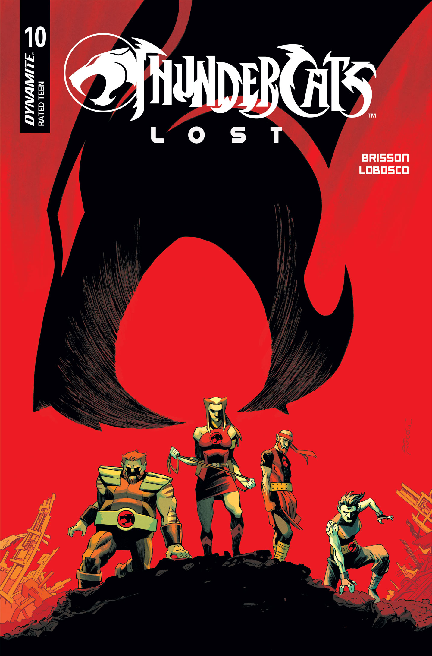  FOC29112025019 | THUNDERCATS LOST @10 CVR A DECLAN SHALVEY PRE ORDER [FOC 2911] | LUNAR  