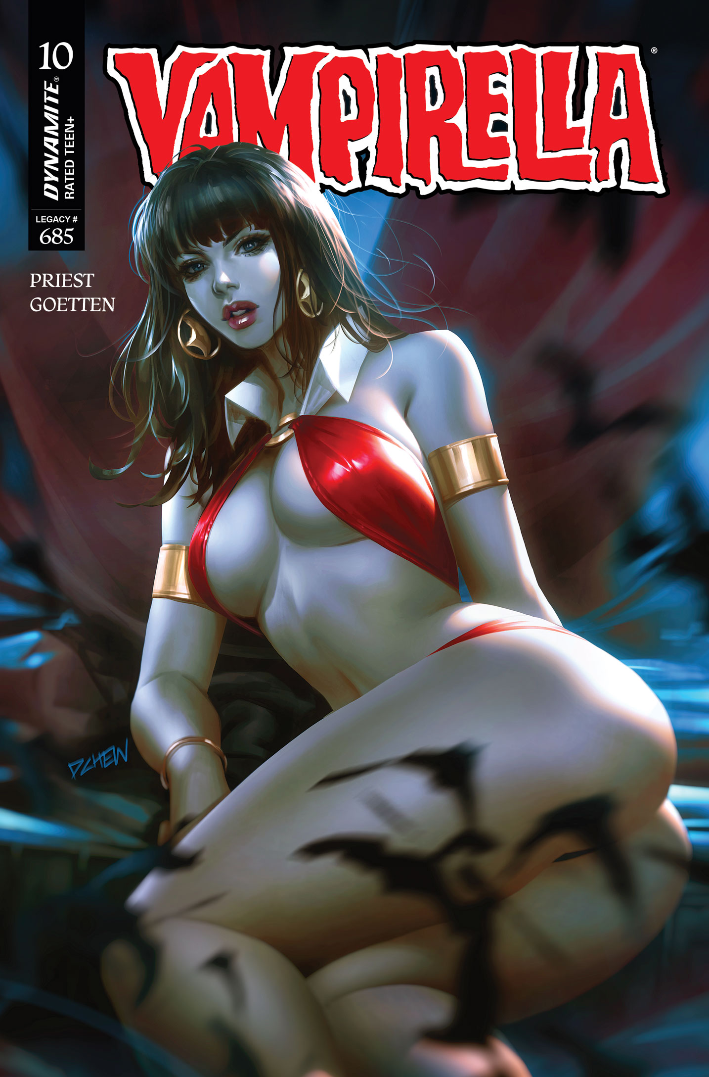  FOC29112025025 | VAMPIRELLA @10 CVR B DERRICK CHEW VAR PRE ORDER [FOC 2911] | LUNAR  