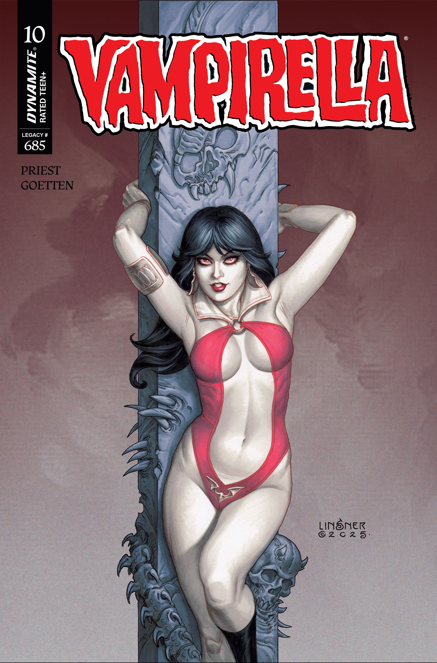  FOC29112025026 | VAMPIRELLA @10 CVR C JOSEPH MICHAEL LINSNER VAR PRE ORDER [FOC 2911] | LUNAR  