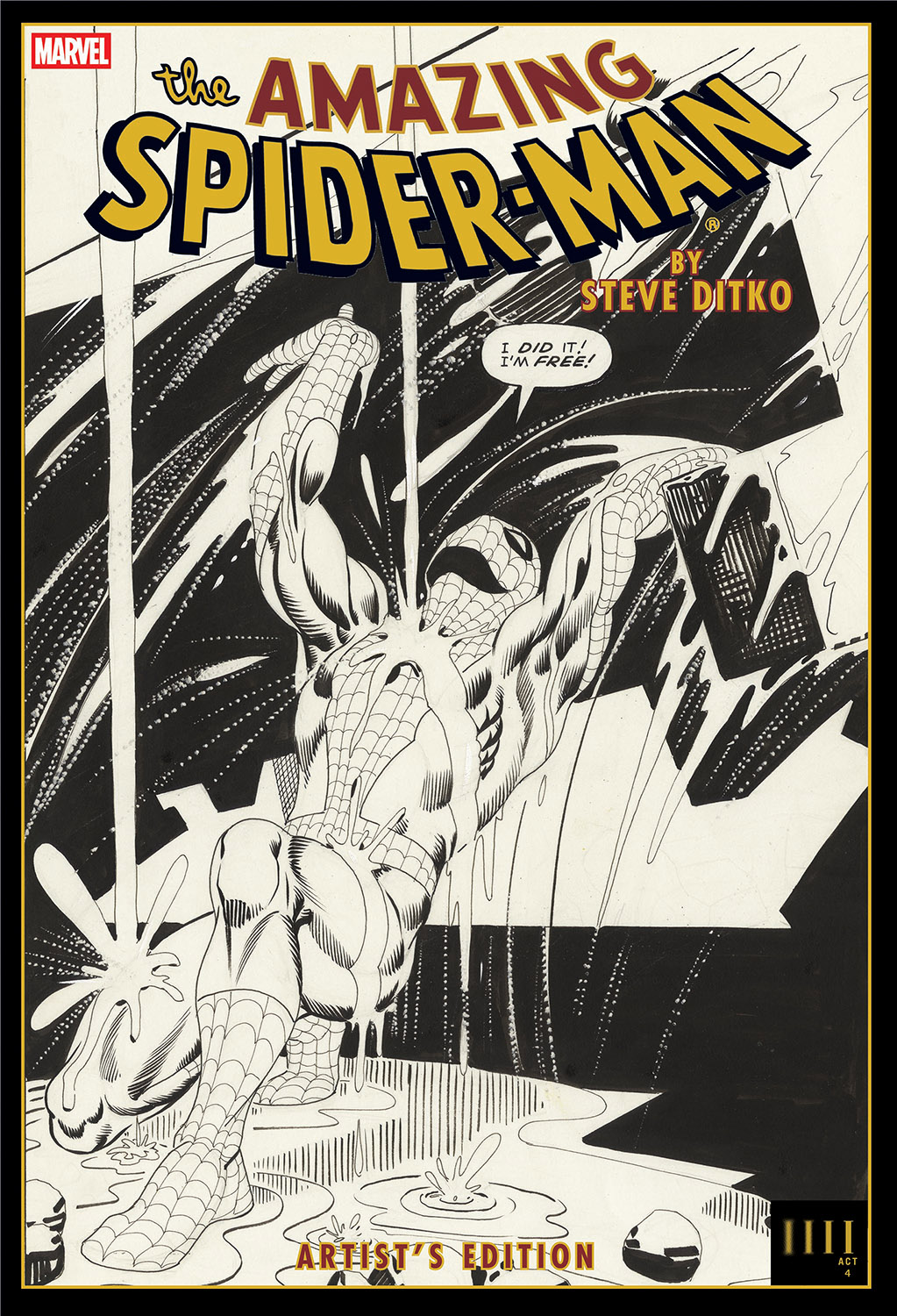  FOC29112025472 | AMAZING SPIDER MAN BY STEVE DITKO ARTISTS EDITION HC RAIN CVR PRE ORDER [FOC 2911] | IMAGE  