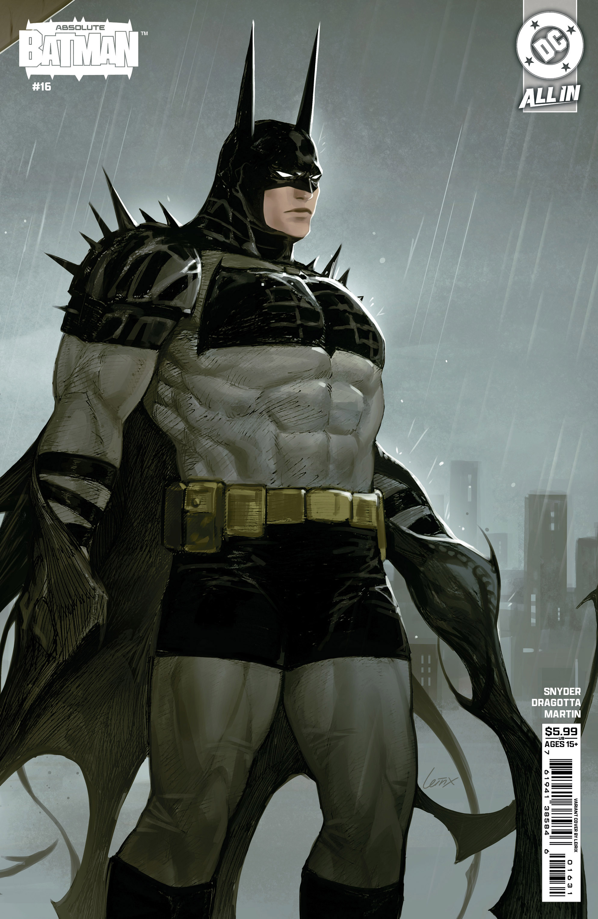 FOC13122025108 | ABSOLUTE BATMAN @16 CVR C LESLEY LEIRIX LI CARD STOCK VAR PRE ORDER [FOC 1312] | DC  