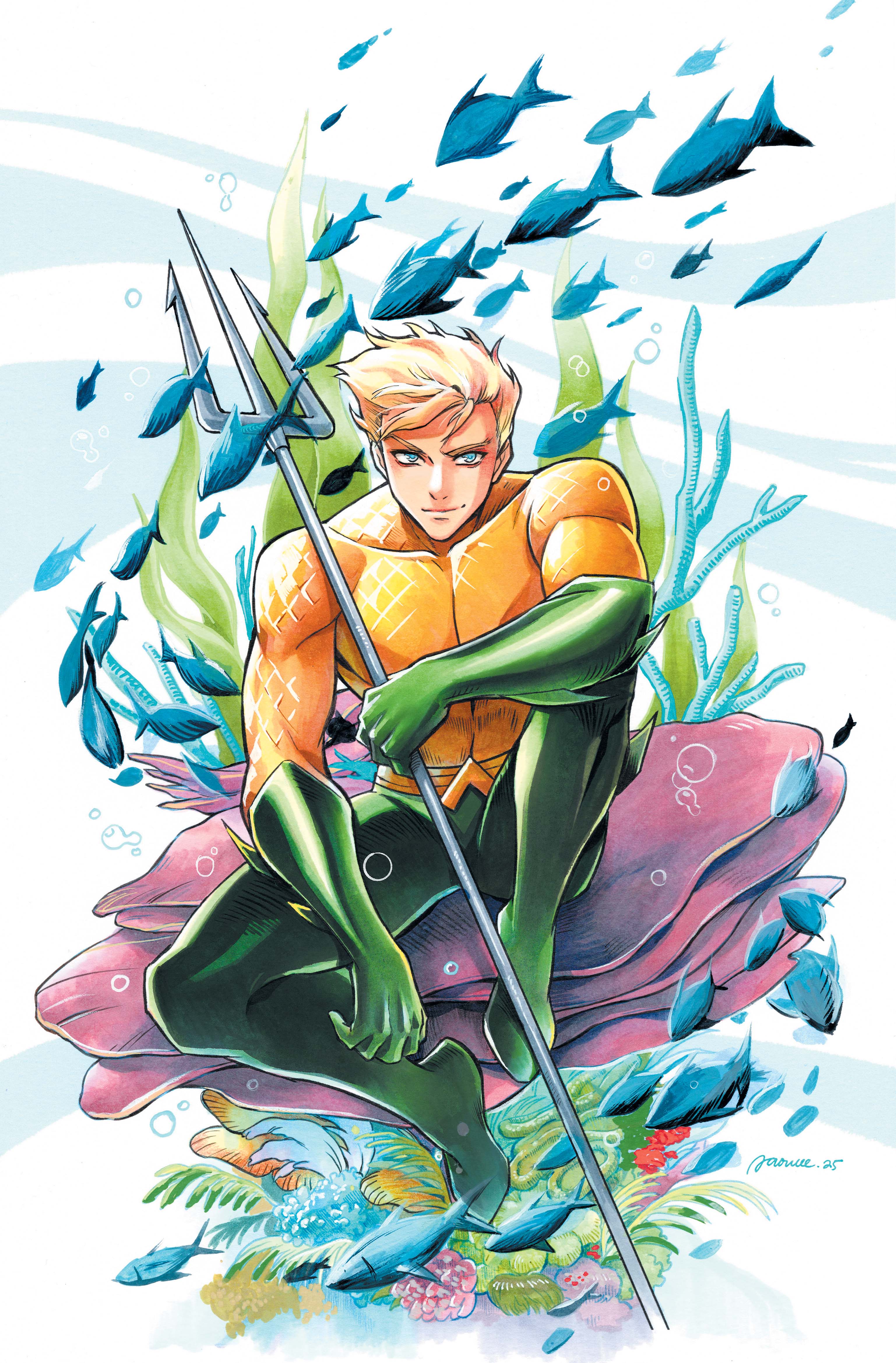  FOC29112025282 | AQUAMAN @13 CVR D SAOWEE CARD STOCK VAR PRE ORDER [FOC 2911] | DC  