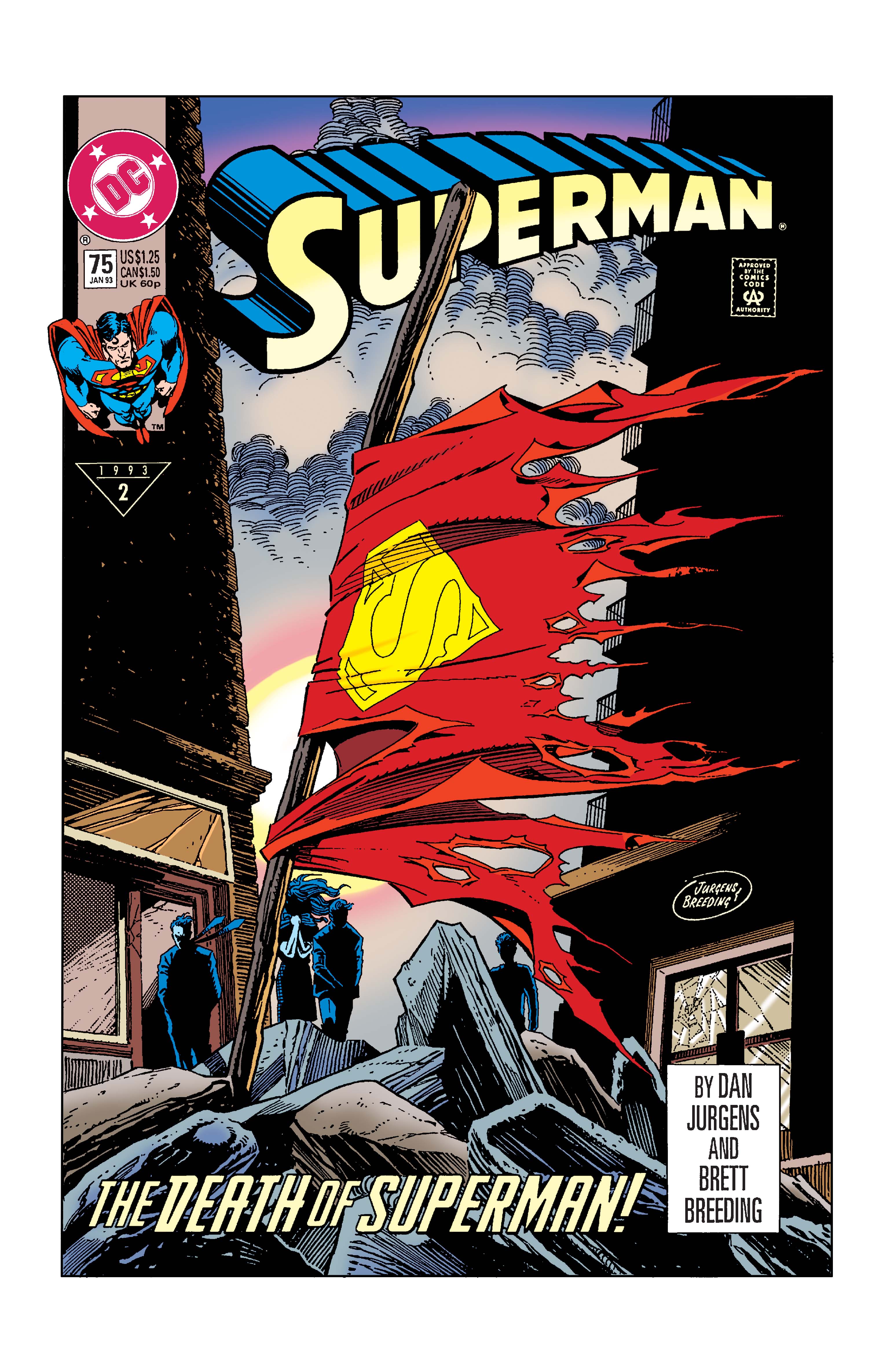  1125DC0191 | SUPERMAN @75 FACSIMILE EDITION COVER A DAN JURGENS | DC  