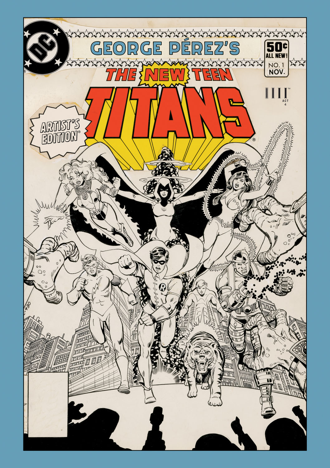  FOC14022026372 | GEORGE PEREZS NEW TEEN TITANS ARTISTS EDITION HC CVR  PRE ORDER [FOC 1402] | IMAGE  