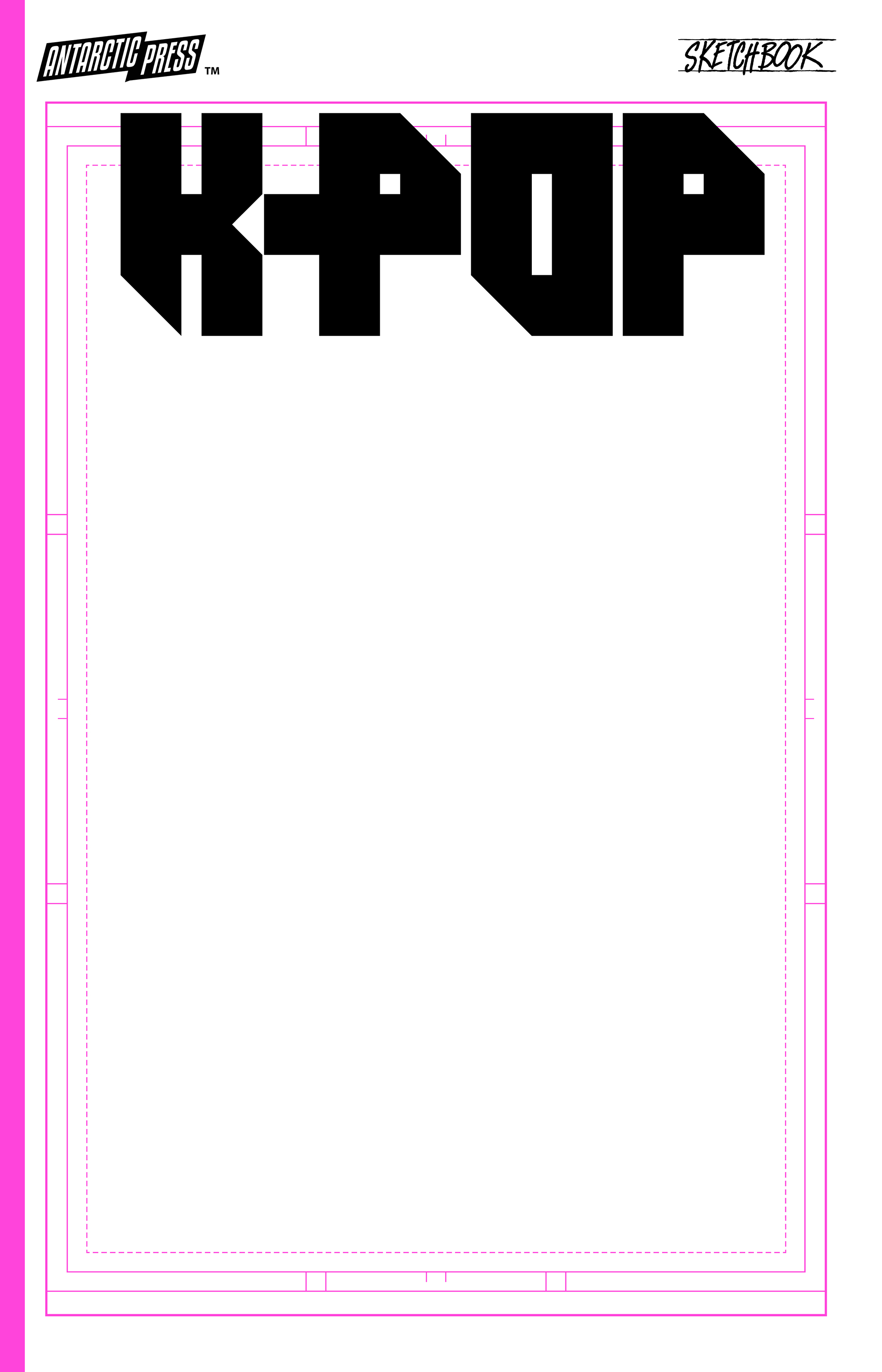  1125MP0796 | KPOP SKETCHBOOK (ONE SHOT) GLITTER PINK | MASSIVE  