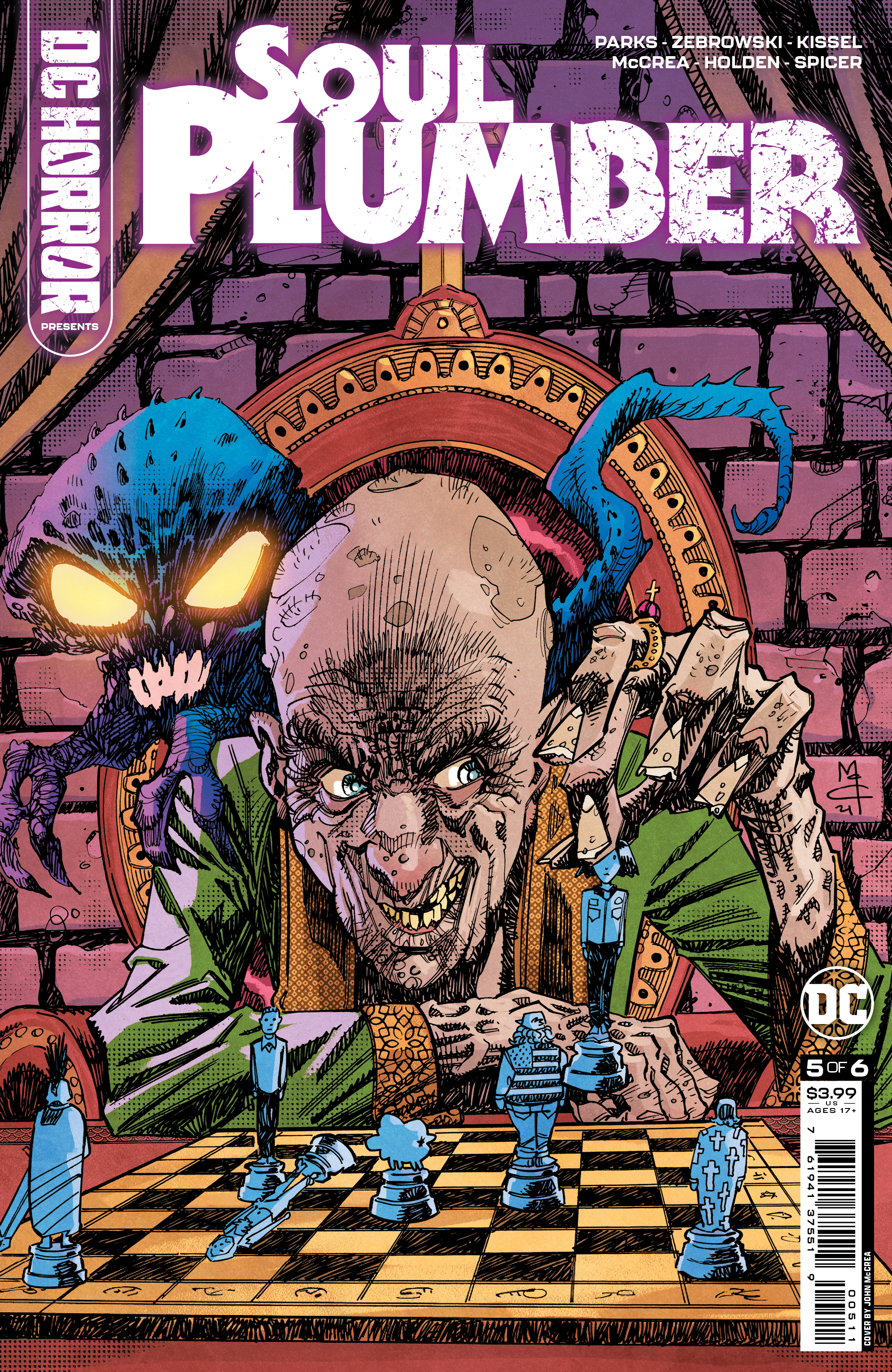 DC HORROR PRESENTS SOUL PLUMBER #5 (OF 6) CVR A JOHN MCCREA (MR)