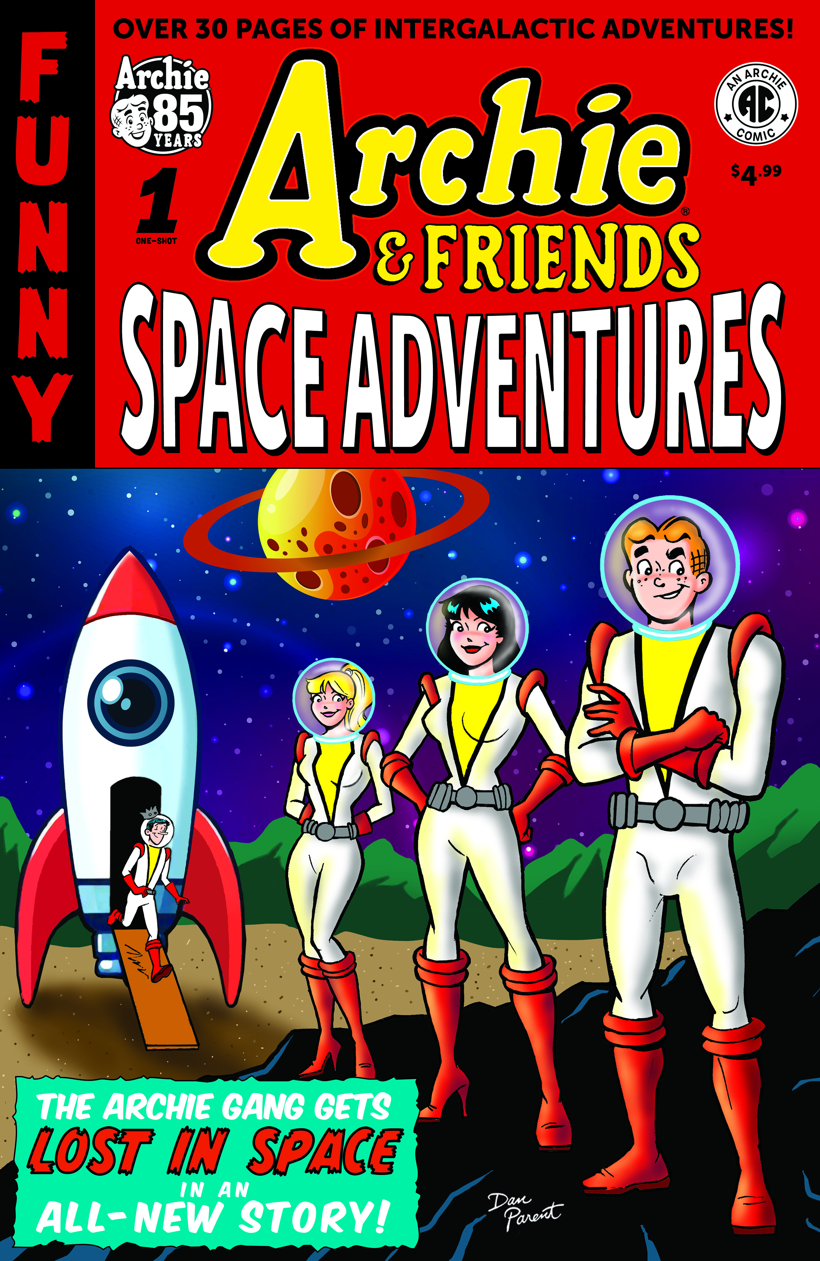  FOC31012026066 | ARCHIE & FRIENDS @20 SPACE ADVENTURES CVR A DAN PARENT  PRE ORDER [FOC 3101] | LUNAR  