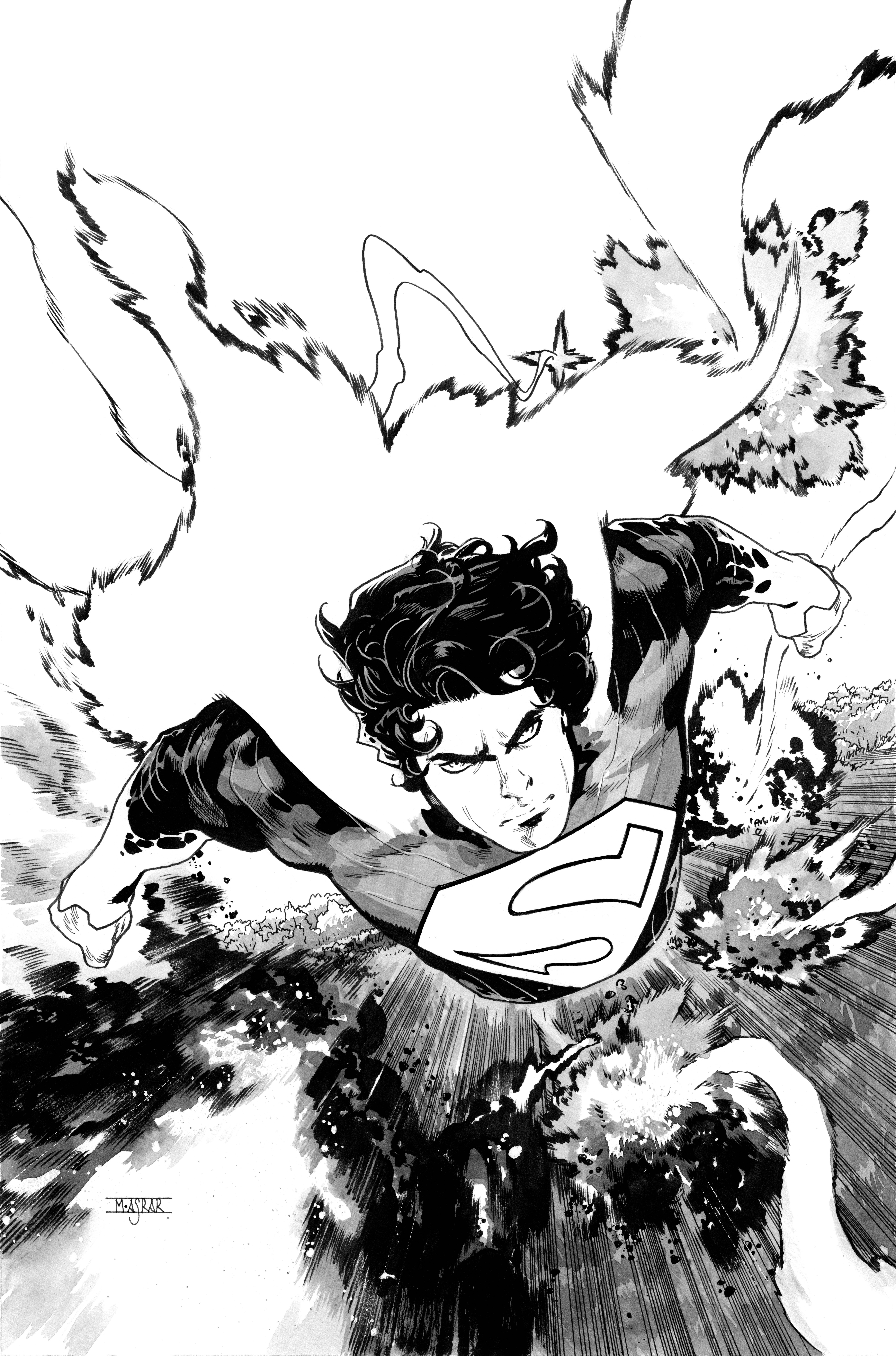  FOC10012026034 | ABSOLUTE SUPERMAN @16 CVR D MAHMUD ASRAR CARD STOCK VAR  PRE ORDER [FOC 1001] | DC  