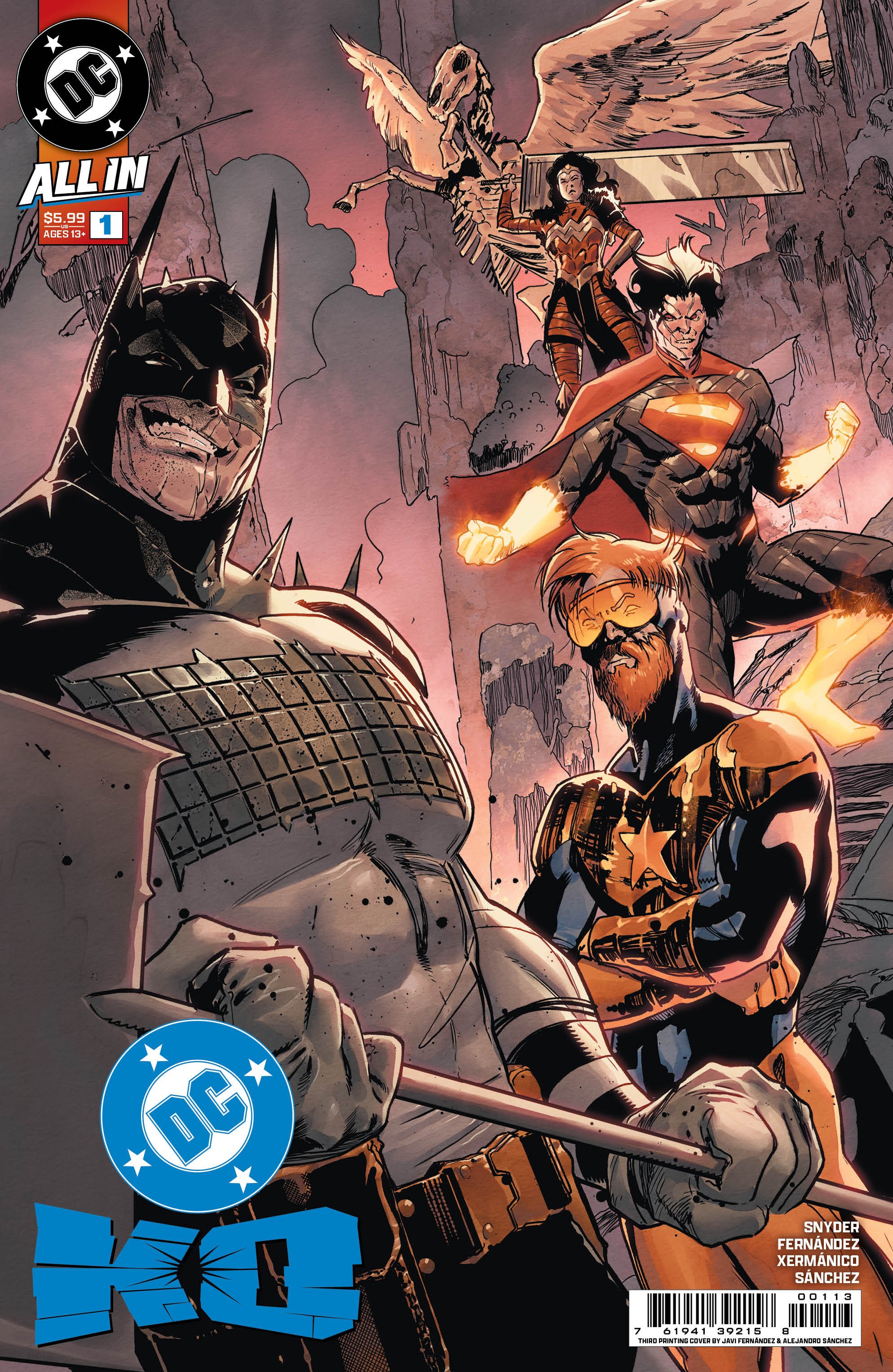 DC K.O. #1 (Of 5)(3rd Printing Cover A Javi Fernandez)