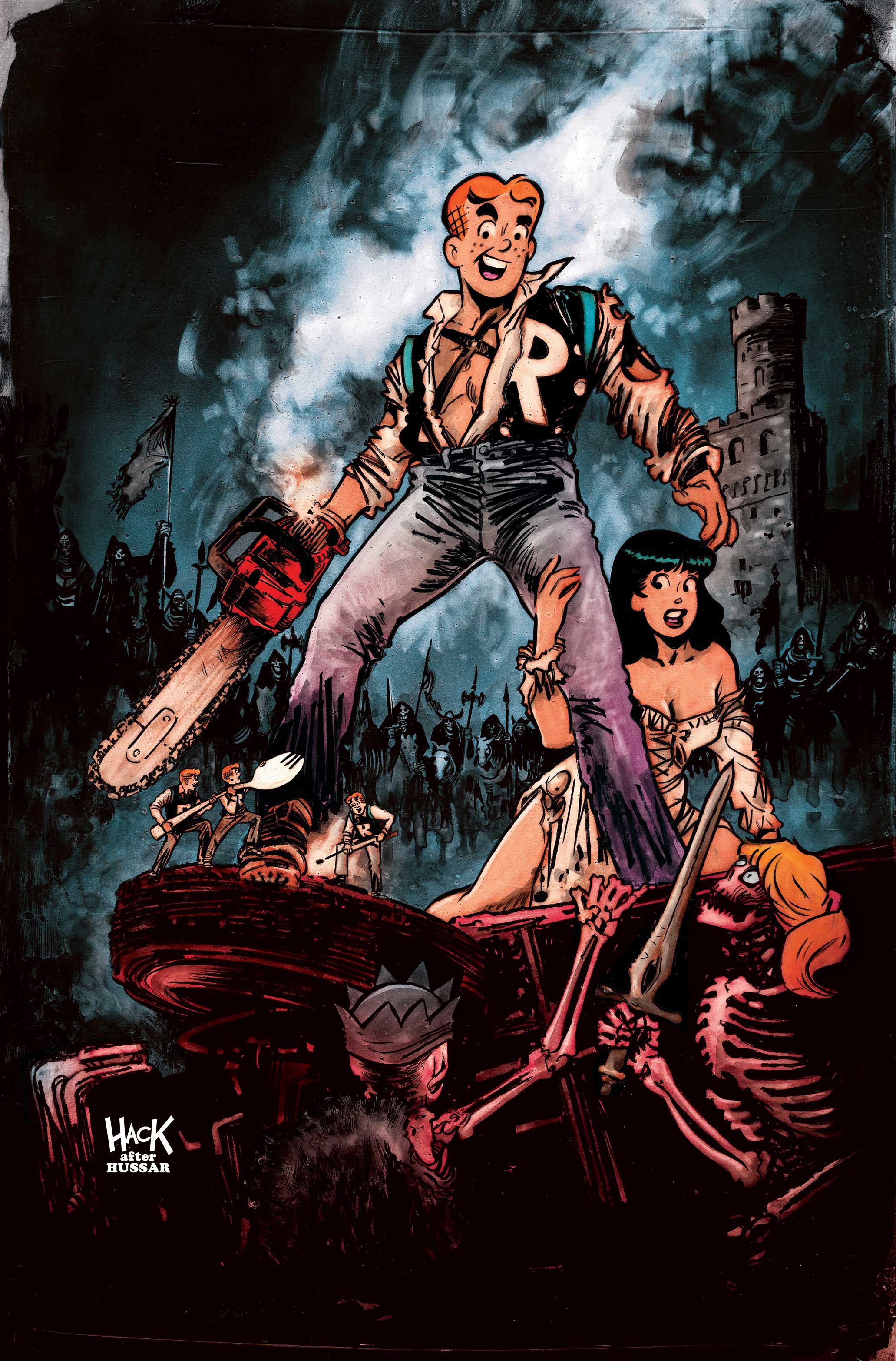  FOC3012026388 | ARCHIE X ARMY OF DARKNESS @1 CVR I ROBERT HACK LTD VIRGIN VAR PRE ORDER [FOC 0301] | LUNAR  