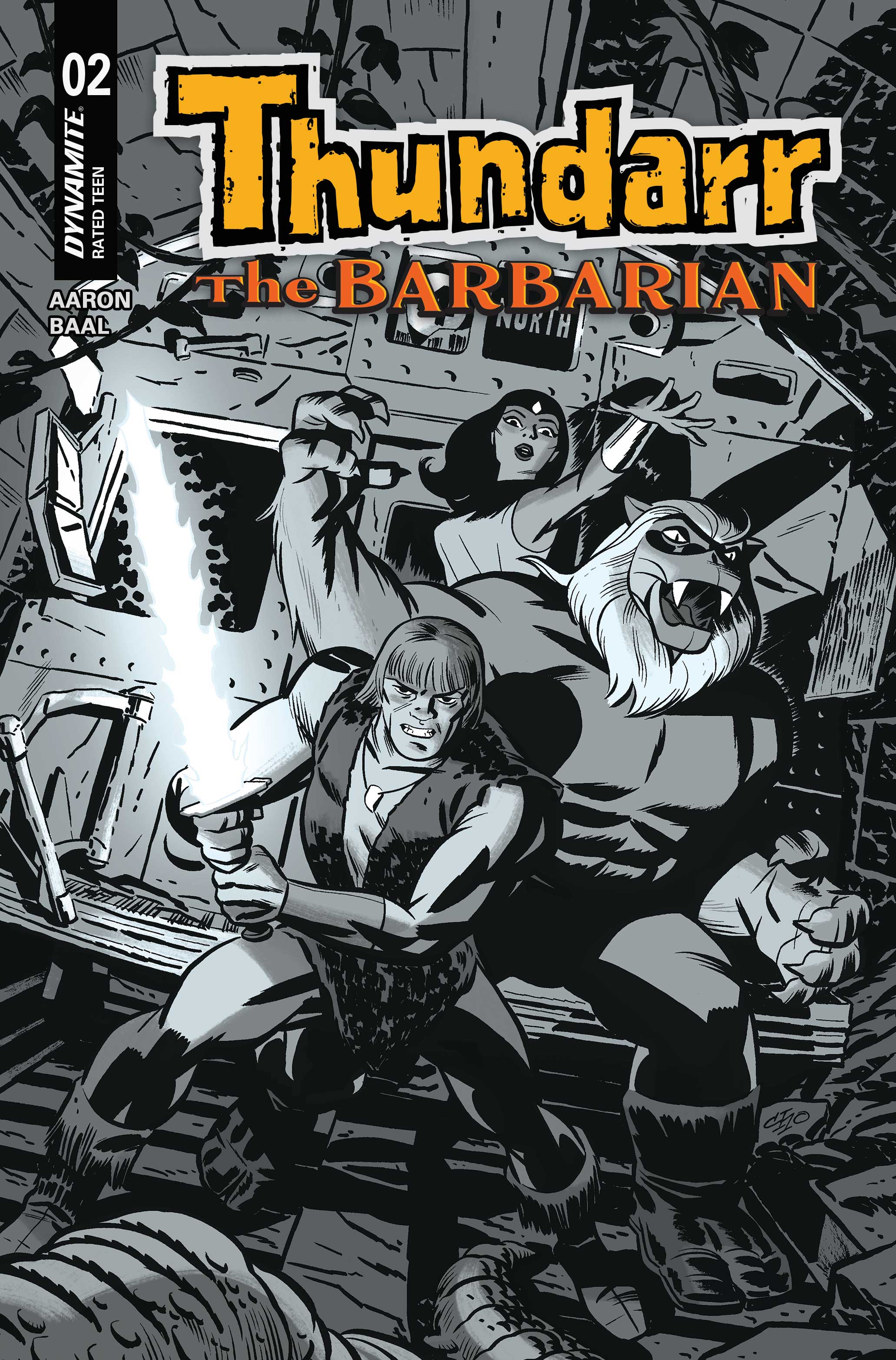 Thundarr The Barbarian #2 (Cover F Michael Cho Line Art Variant)