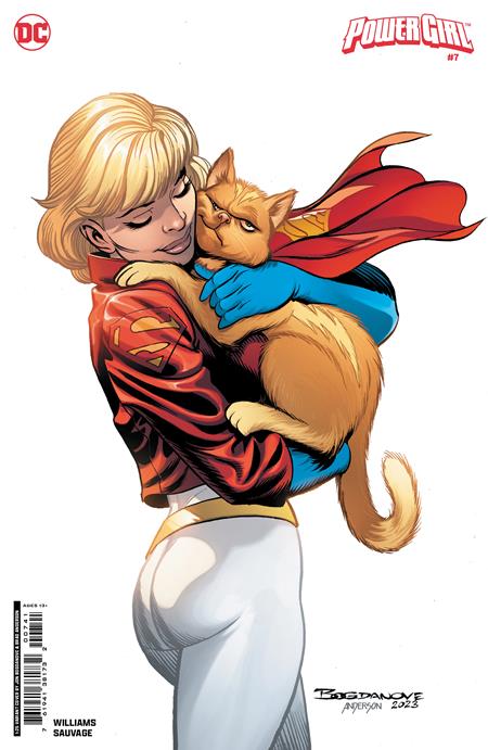 POWER GIRL #7 CVR E INC 1:25 JON BOGDANOVE CARD STOCK VAR