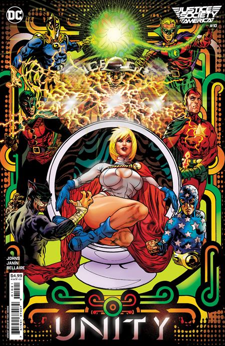 JUSTICE SOCIETY OF AMERICA #10 (OF 12) CVR B TONY HARRIS CARD STOCK VAR