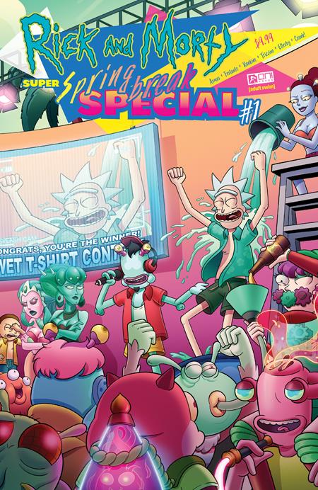 RICK AND MORTY SUPER SPRING BREAK SPECIAL #1 CVR B SUSAN BLAKE VAR (MR)