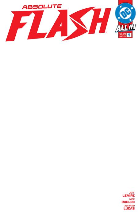  JAN257065 | ABSOLUTE FLASH @1 CVR H BLANK CARD STOCK VAR | DC  