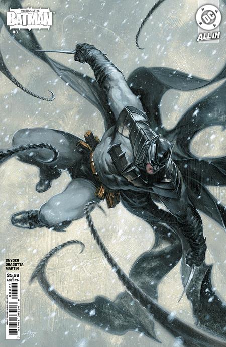  76194138584600391 | ABSOLUTE BATMAN @3 3RD PTG COVER B GABRIELE DELL OTTO CARD STOCK VARIANT | DC  