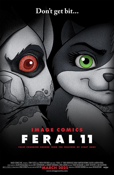  JAN257358 | FERAL @11 CVR B TRISH FORSTNER & ALLEN PASSALAQUA HOMAGE VAR | IMAGE  