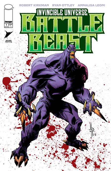  70985304269300122 | INVINCIBLE UNIVERSE BATTLE BEAST @1 2ND PTG COVER B JASON HOWARD VARIANT | IMAGE  