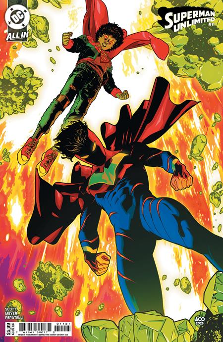 Weekly Pull list - SUPERMAN UNLIMITED #11 CVR G ACO REIGN OF THE SUPERBOYS CONNECTING CARD STOCK VAR