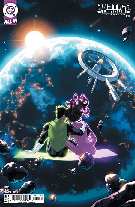 JUSTICE LEAGUE UNLIMITED #17 CVR E STEPHEN BYRNE CARD STOCK VAR